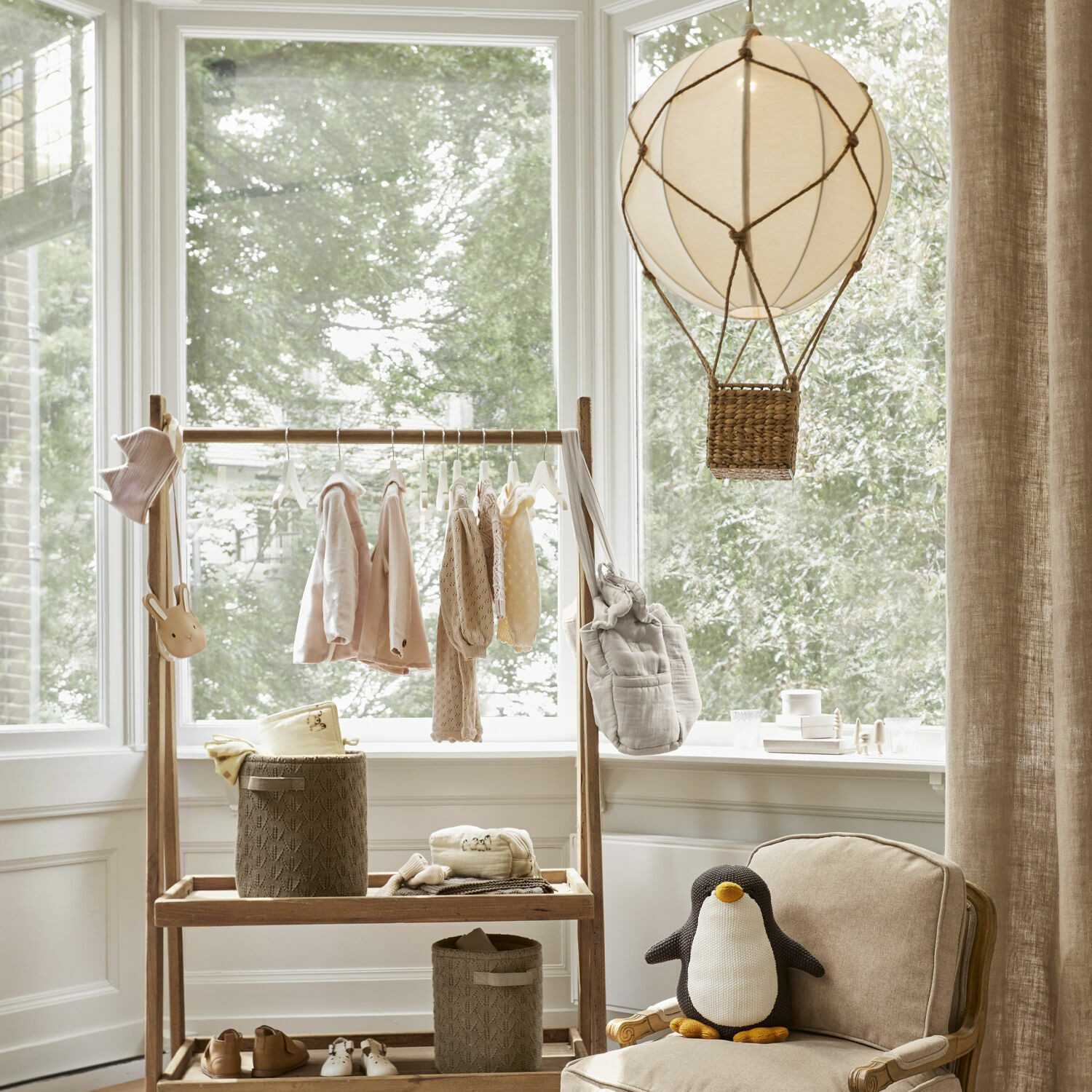 Mirabeau Hängeleuchten Hängelampe Plumillon creme/braun