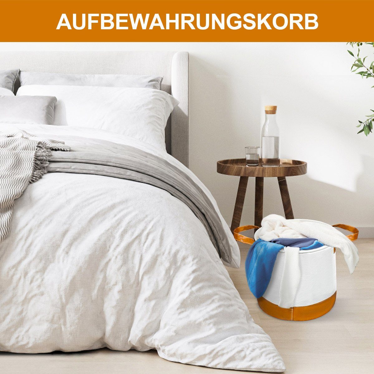 MULISOFT Aufbewahrungskorb (Deko-Korb Faltbarer Klappkorb, Regalkorb Aufbewahrungskiste, 1 St), Home textile Aufbewahrungskorb, Allzweckkorb