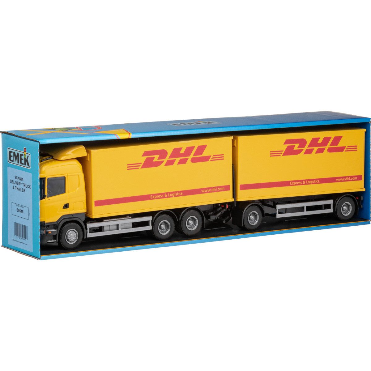 EMEK Spielzeug-Auto LKW mit Anhänger Unisex Kinder, (2-tlg)