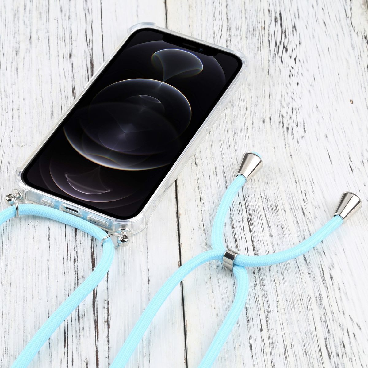 König Design Handyhülle Apple iPhone 13 Pro, Handykette Schutzhülle Case Cover Backcover Etuis