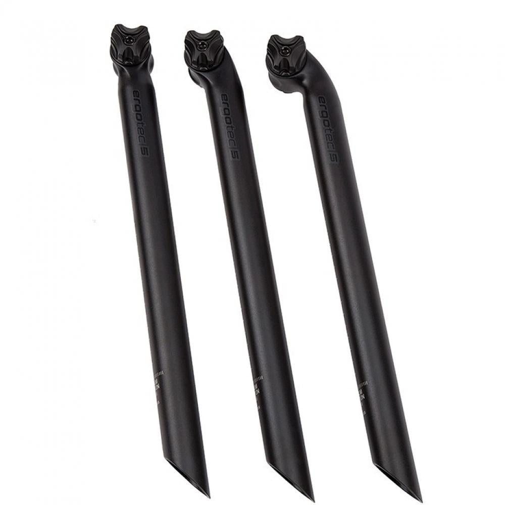 Ergotec Sattelstütze Ergotec Patentsattelstütze Viper 10° Ø 27,2 mm 400mm schwarz Alu