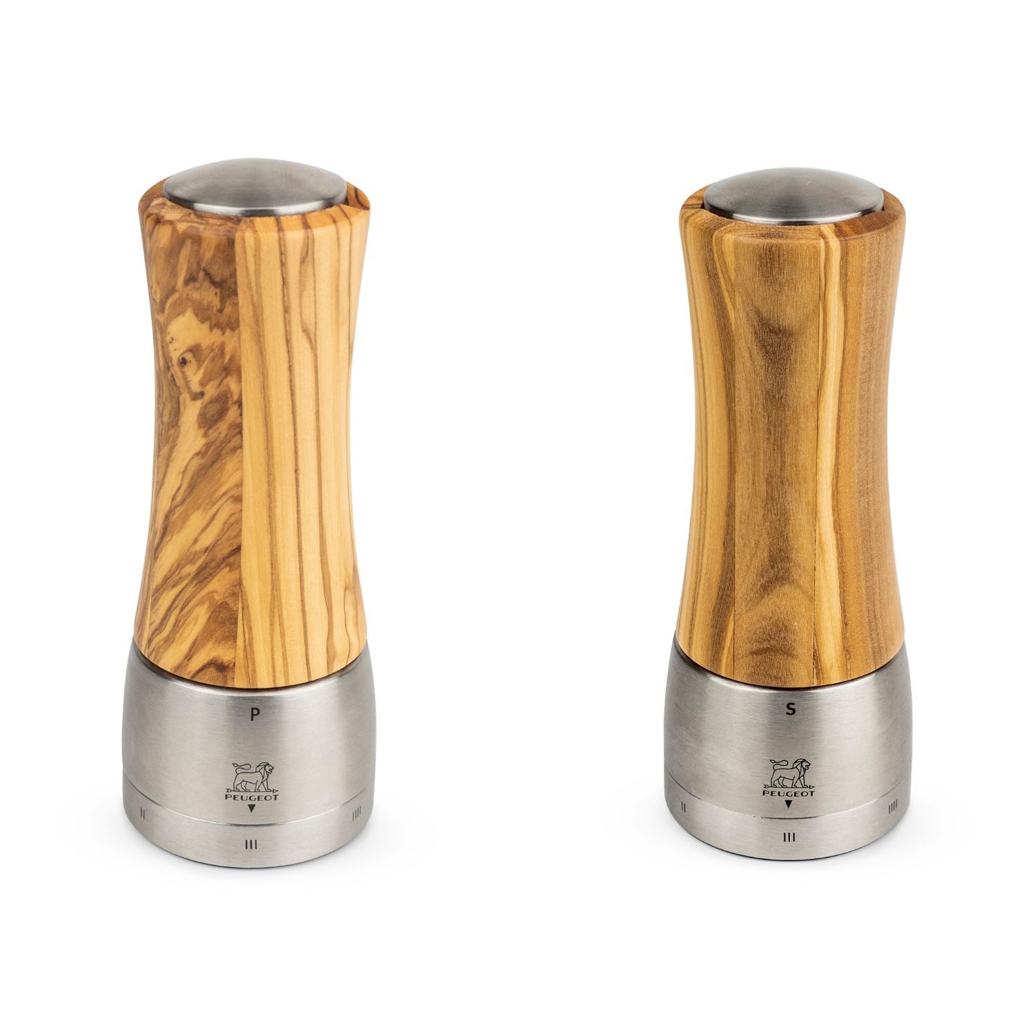 PEUGEOT Salz-/Pfeffermühle 16cm Olivenholz Pfeffermühle Salzmühle Stahlmahlwerk MADRAS Manuell