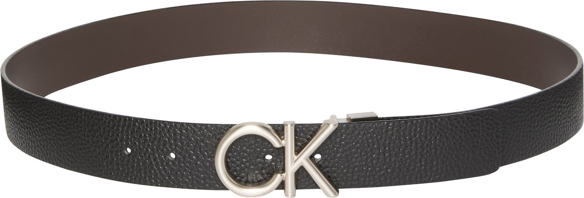 Calvin Klein Jeans Ledergürtel CK HALLMARK LOGO 35MM ADJ/REV – Bild 3 von 5