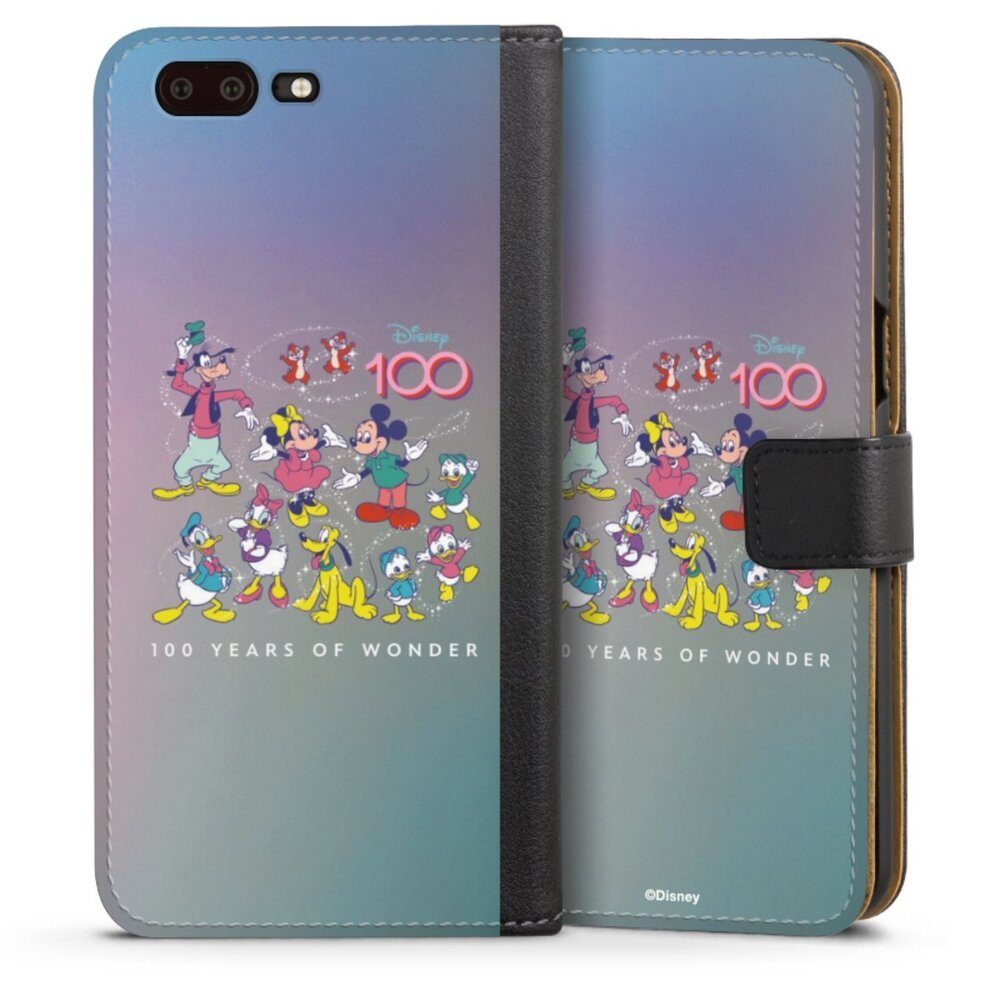 DeinDesign Handyhülle Disney 100 Years of Magic Classics, OnePlus 5 Hülle Handy Flip Case Wallet Cover Handytasche Leder