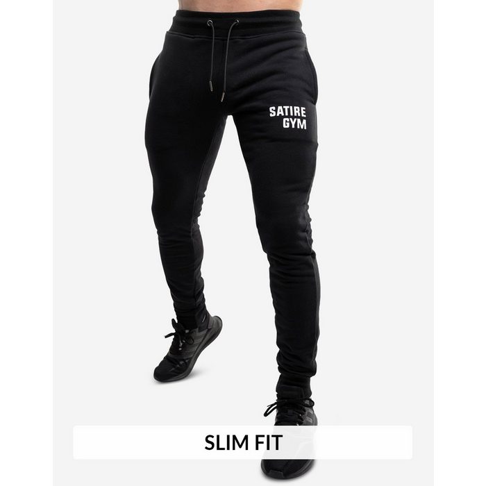 SATIRE GYM® Jogginghose Fitness Sweatpants Slim Fit