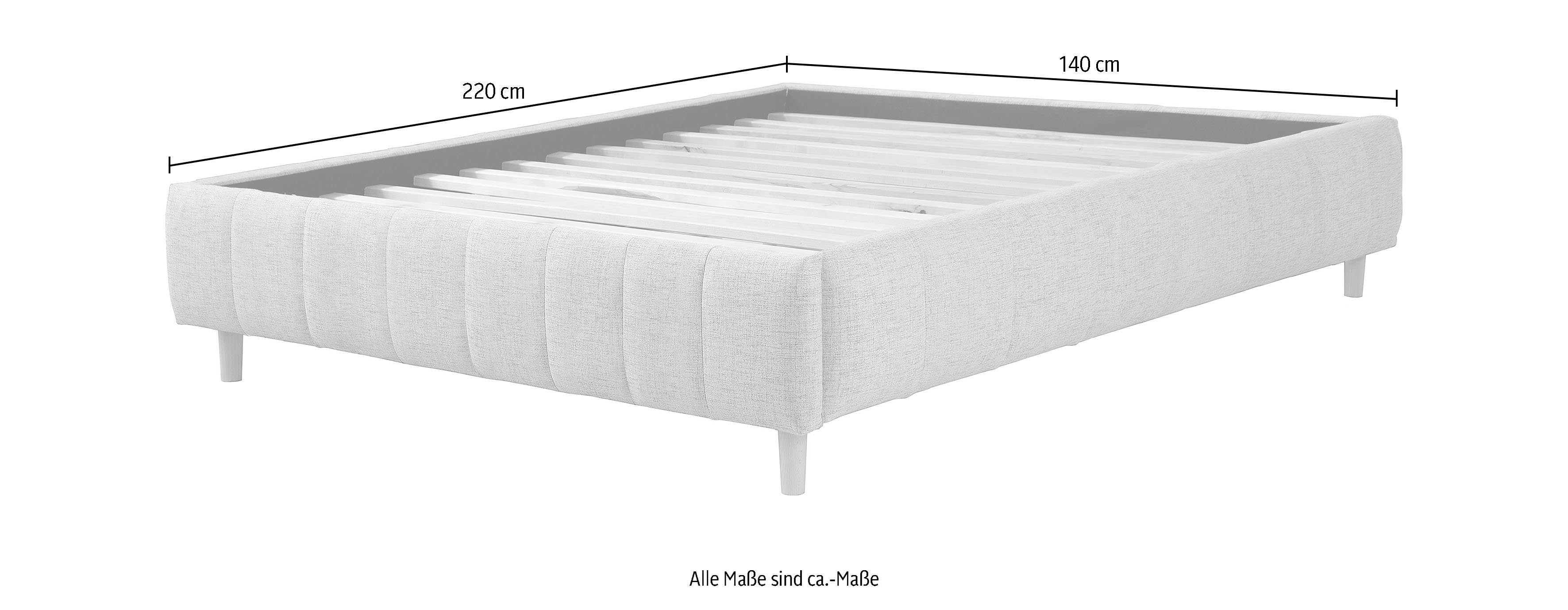 Home affaire Polsterbett Tarje, in 5 Breiten, auch in Überlänge 220 cm, incl. Roll-Lattenrost