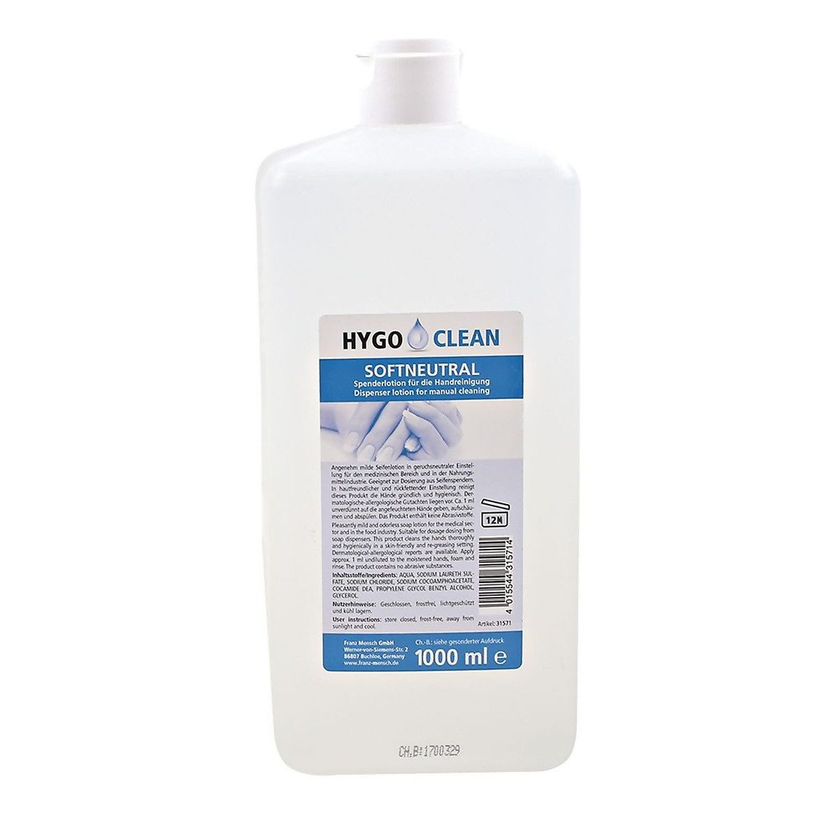 HYGO CLEAN Handseife Flüssigseife "Soft Neutral"