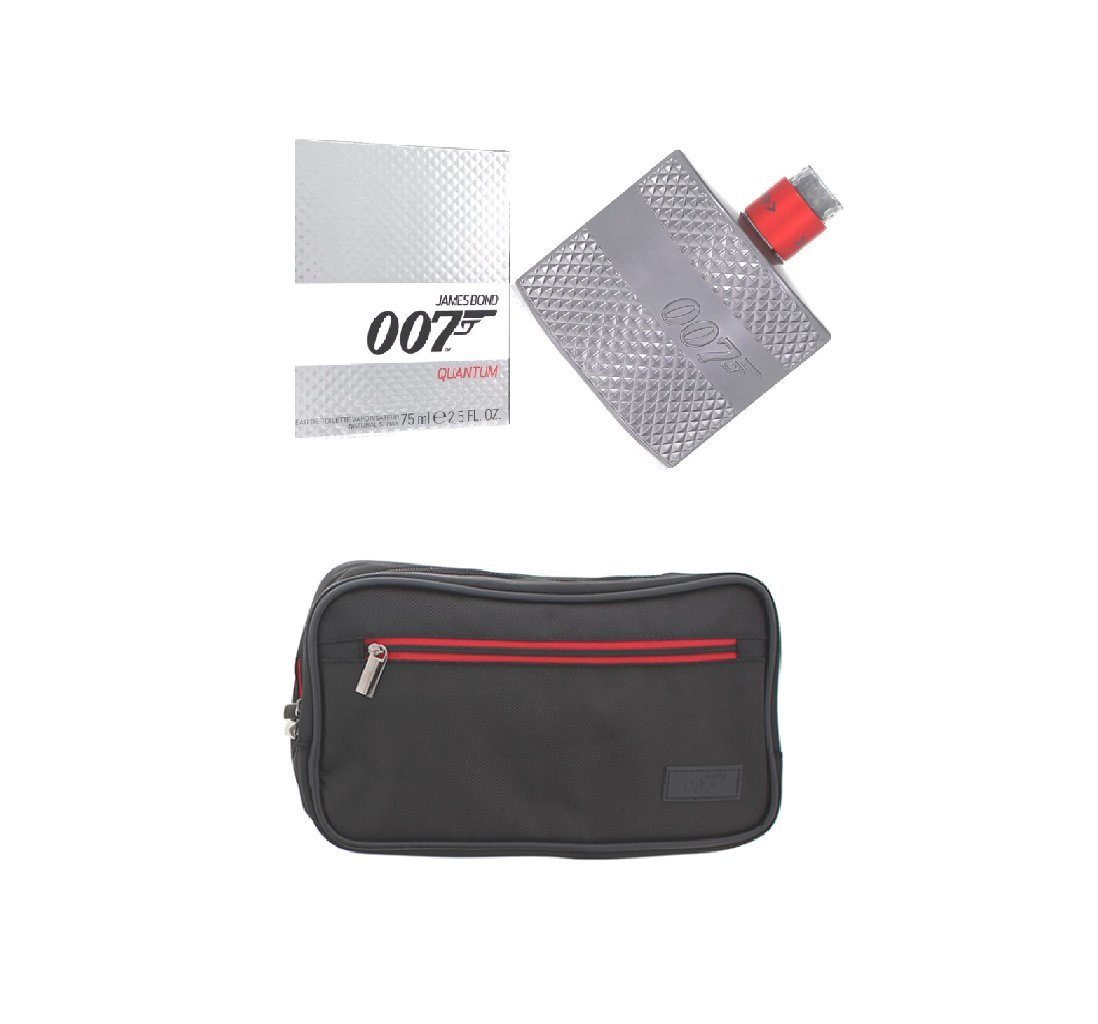 James Bond Eau de Toilette James Bond 007 Quantum Eau de Toilette 75 ml EdT Spray + Wash Bag
