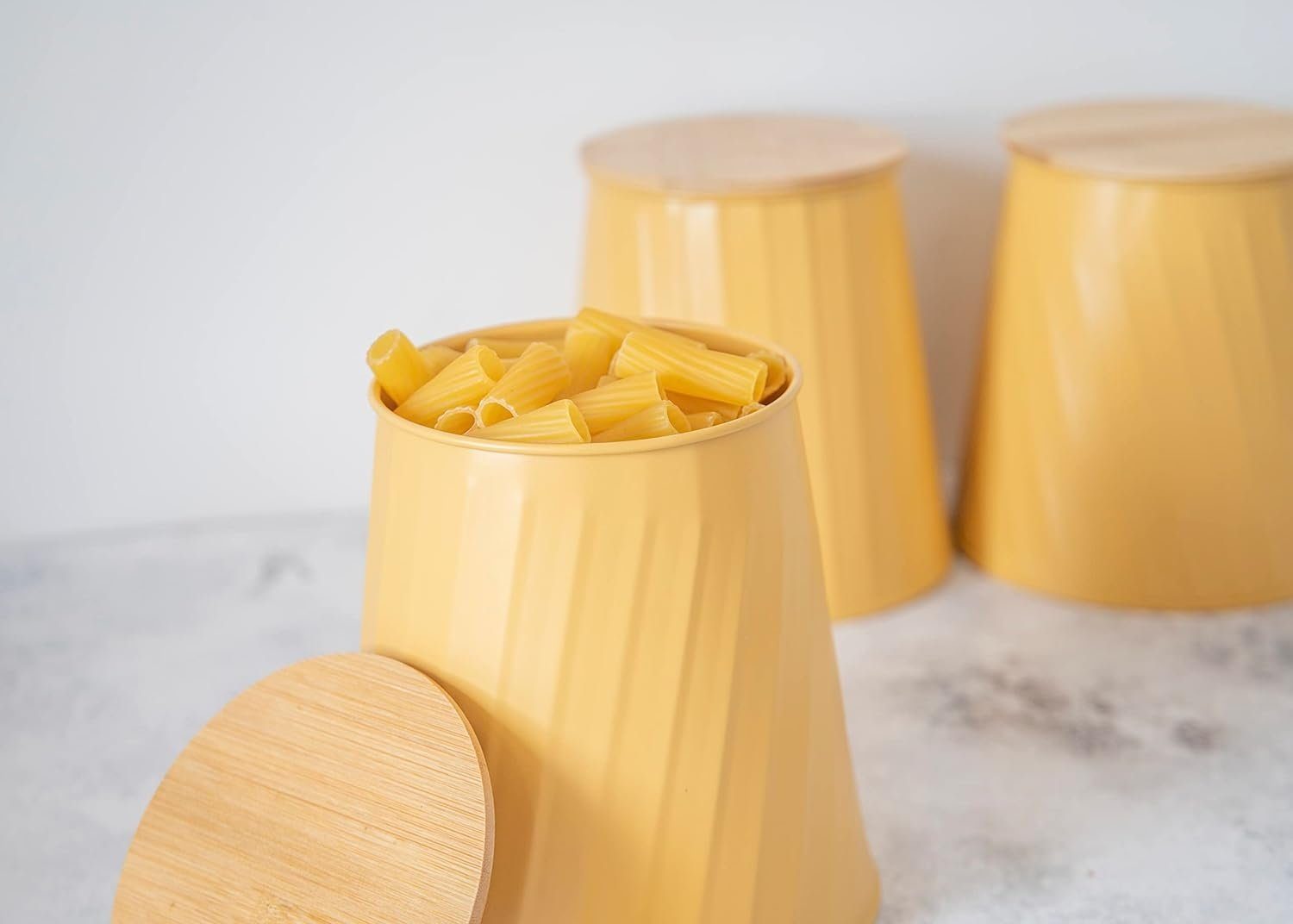 Vorratsdose Vorratsbehälter KitchenCraft Frischhaltedosen gelb Set Kitchencraft Vorratsdose