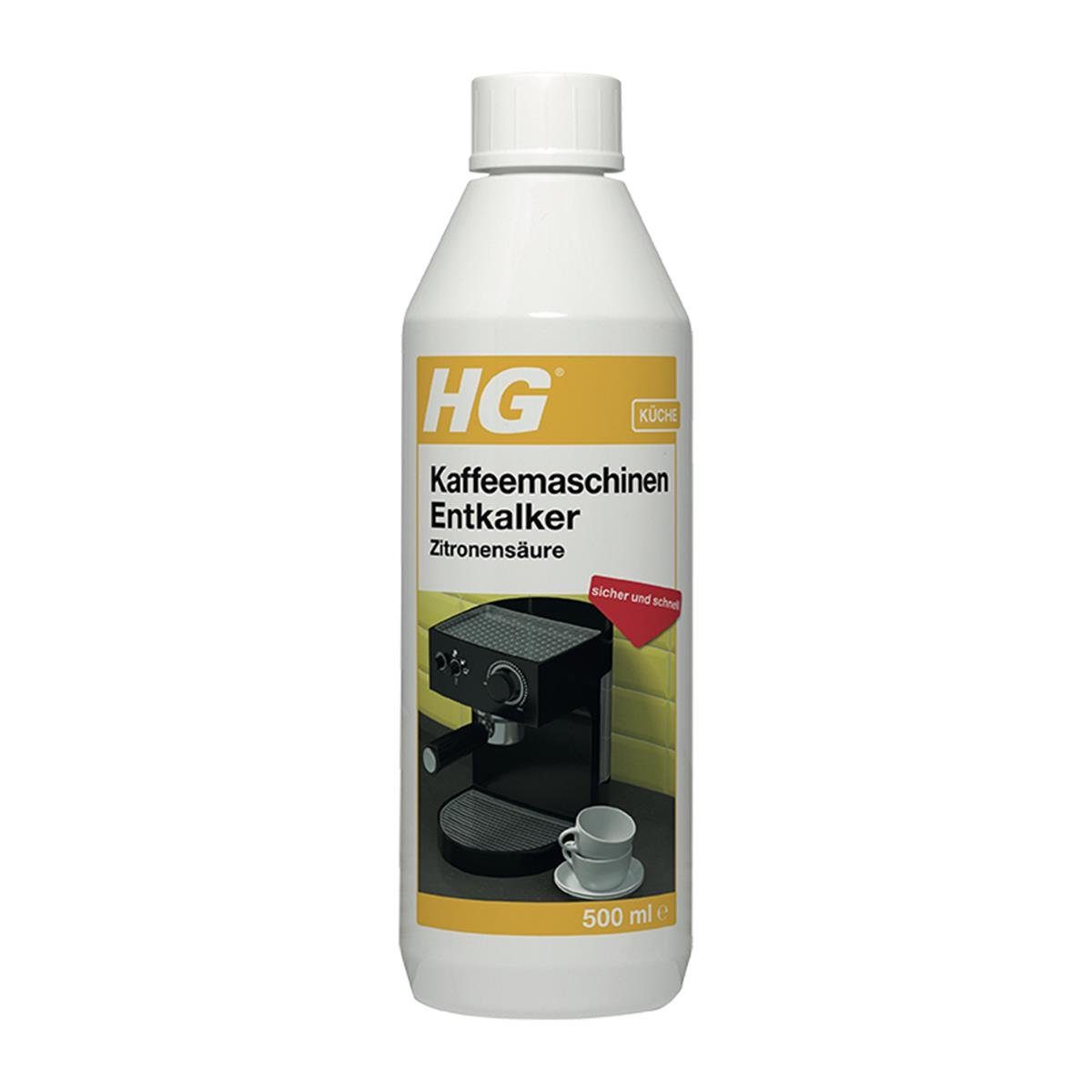 HG HG Kaffeemaschinen Entkalker Zitronensäure 0,5L (1er Pack) Entkalker