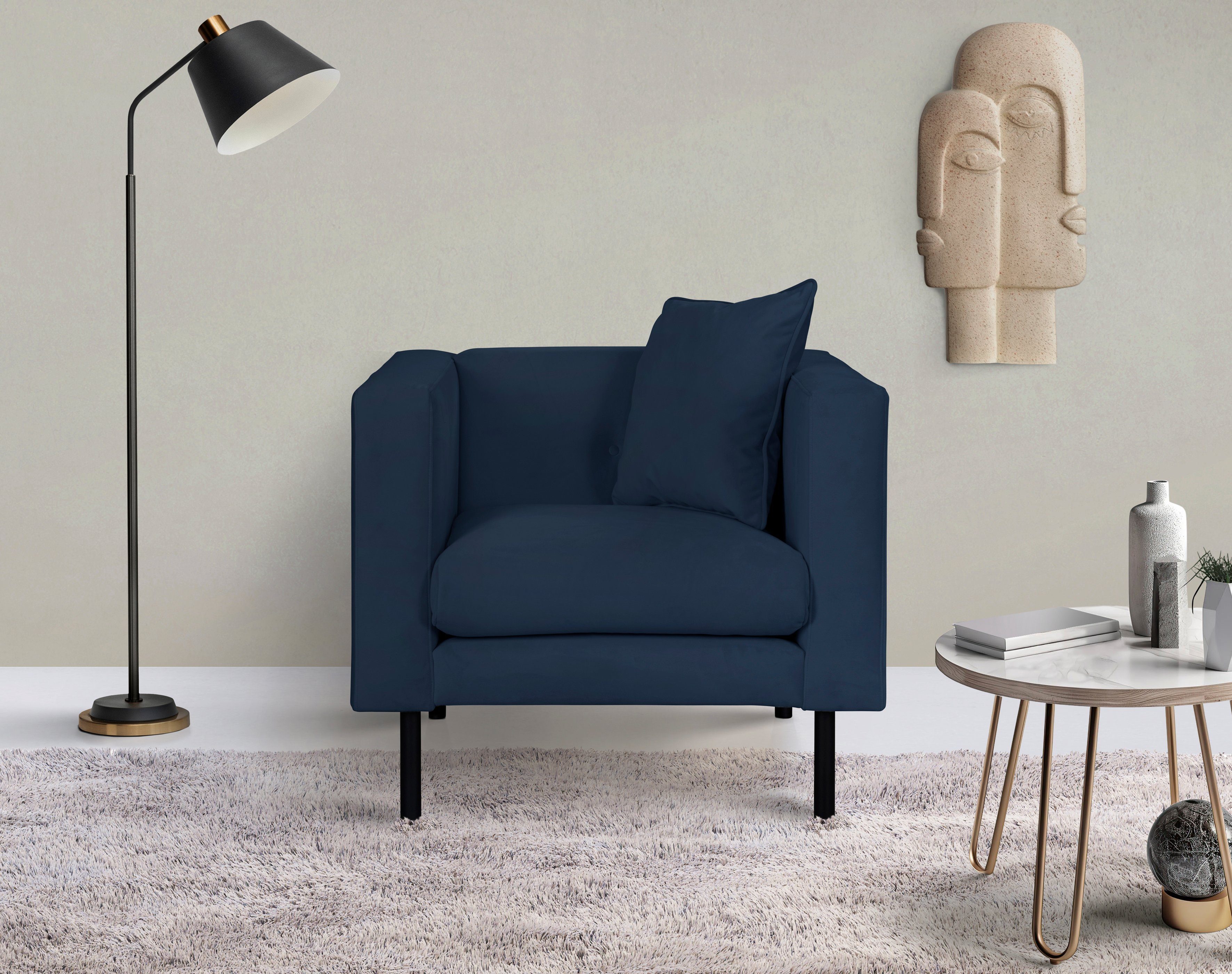 Home affaire Sessel Lillibeth Cocktailsessel, Loungesessel, günstig online kaufen