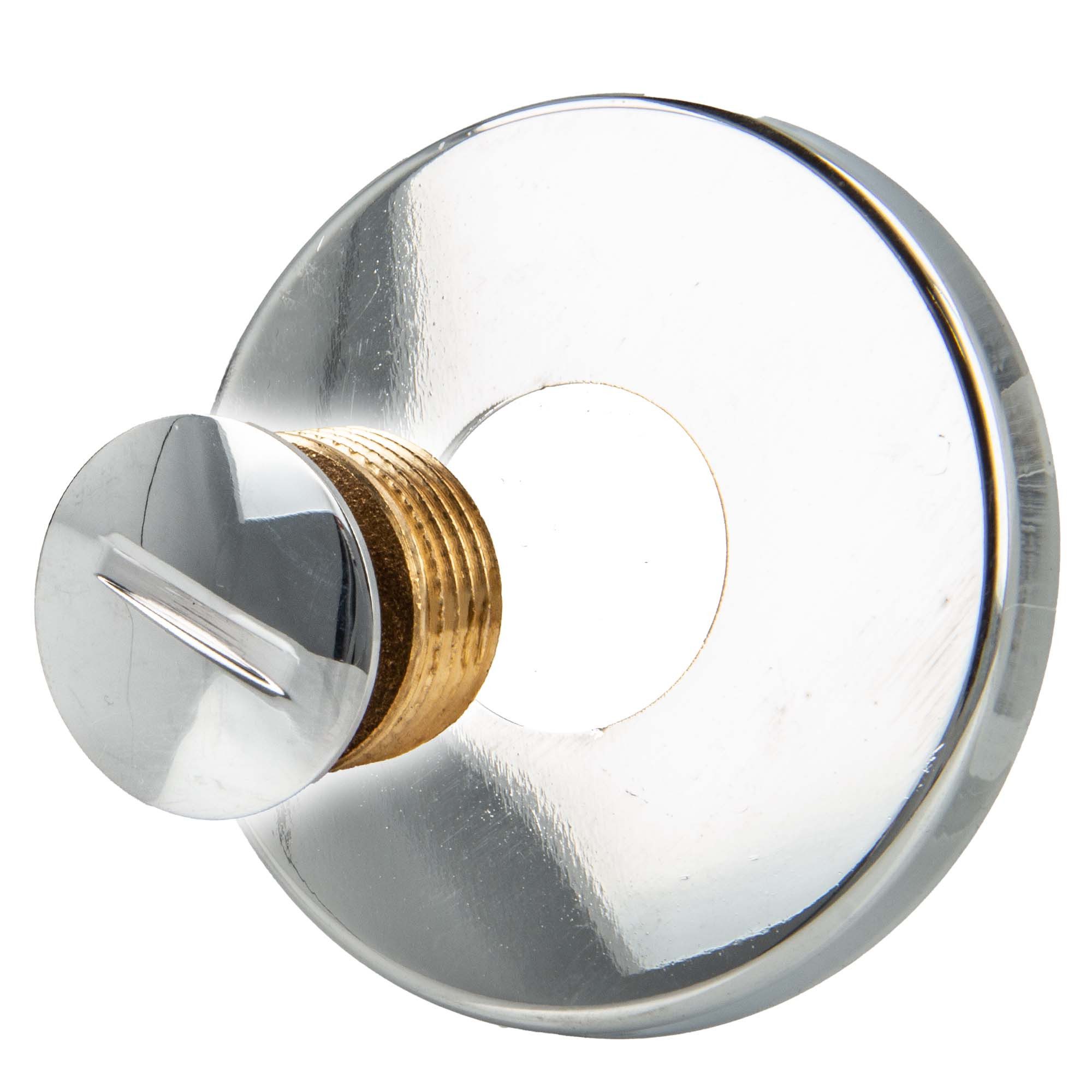 tecuro Gewindefitting Verschluss - Stopfen AG G 1/2 Zoll, optional mit Rosette, 1/2 Zoll mit Rosette