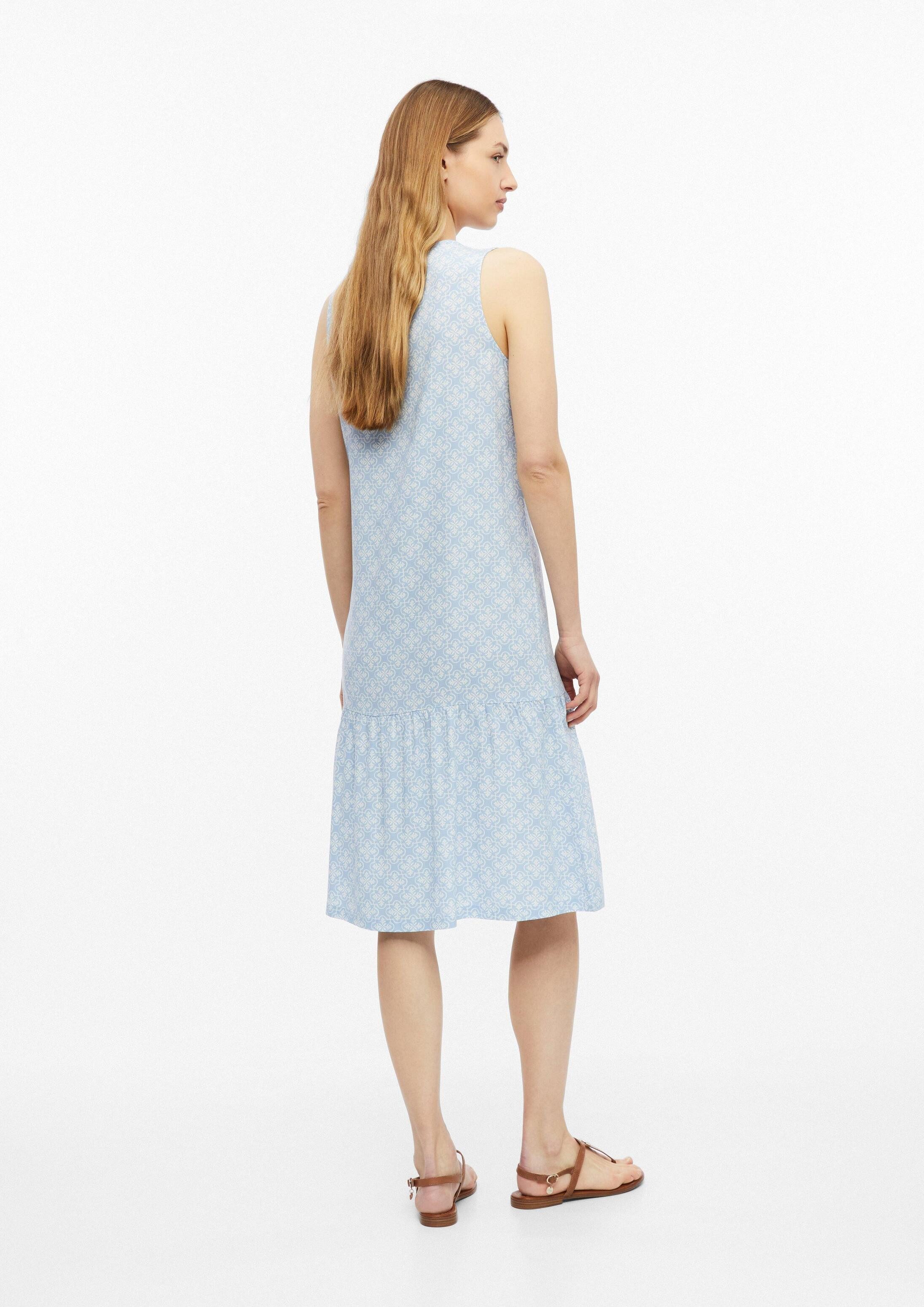 s.Oliver Midikleid Kleid Stufenkleid aus Viskose