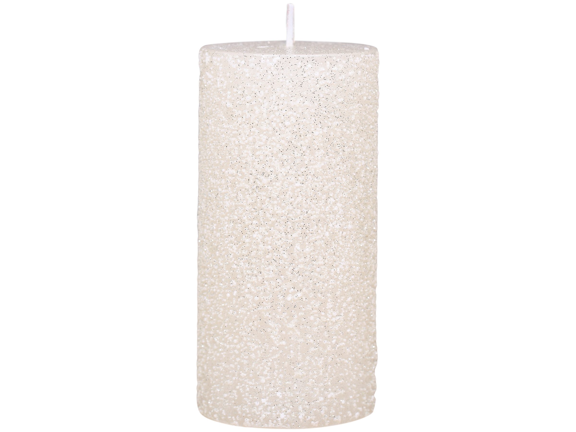 Chic Antique Stumpenkerze Stumpenkerze Macon Glitter Luxuskerze Weihnachtsdekoration, 100 % Paraffin, Glitterkerze, hochwertig, lange Brennzeit