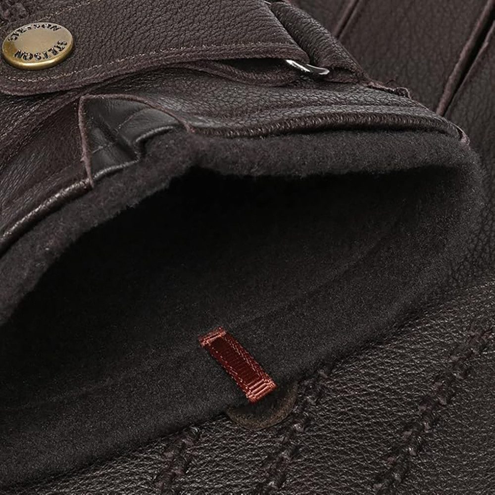 Stetson Lederhandschuhe mit Futter
