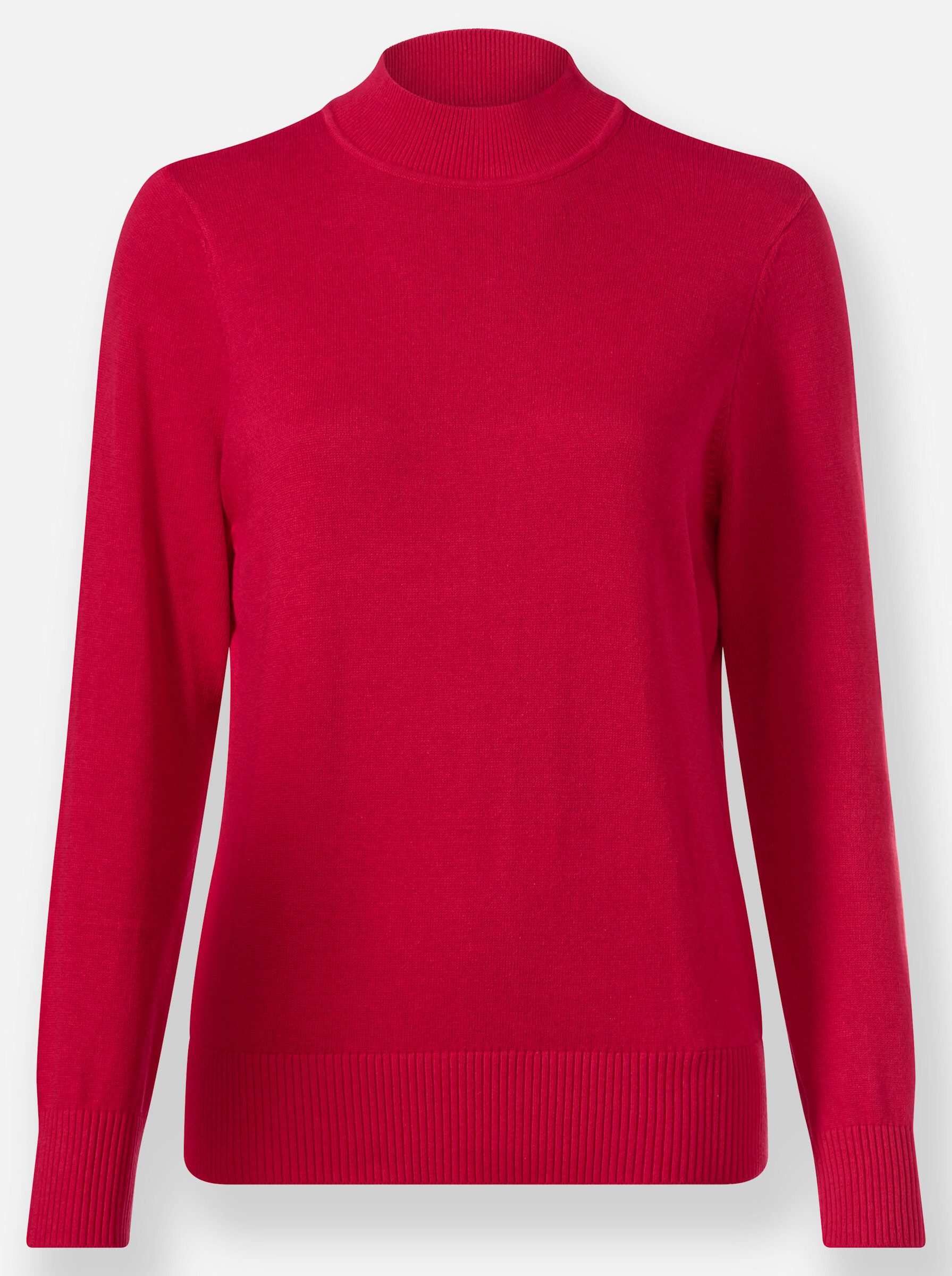 Strickpullover Stehkragenpullover .