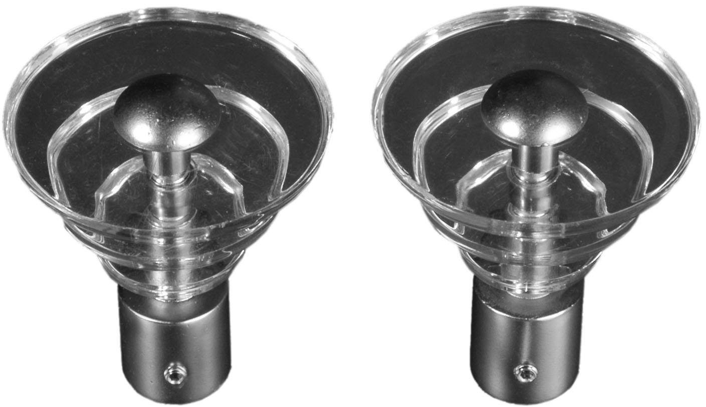 Liedeco Gardinenstangen-Endstück Luna, Gardinen, (Set, 2-St), günstig online kaufen