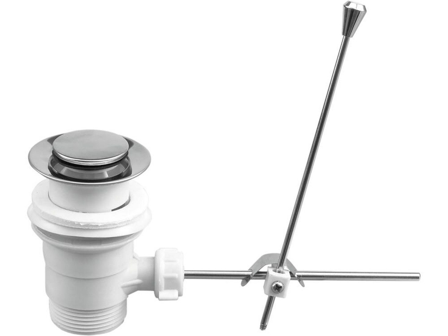 TRIZERATOP Waschbeckenstöpsel Stöpsel, Ablaufgarnitur Chrom 1 1/4" Zugstang günstig online kaufen