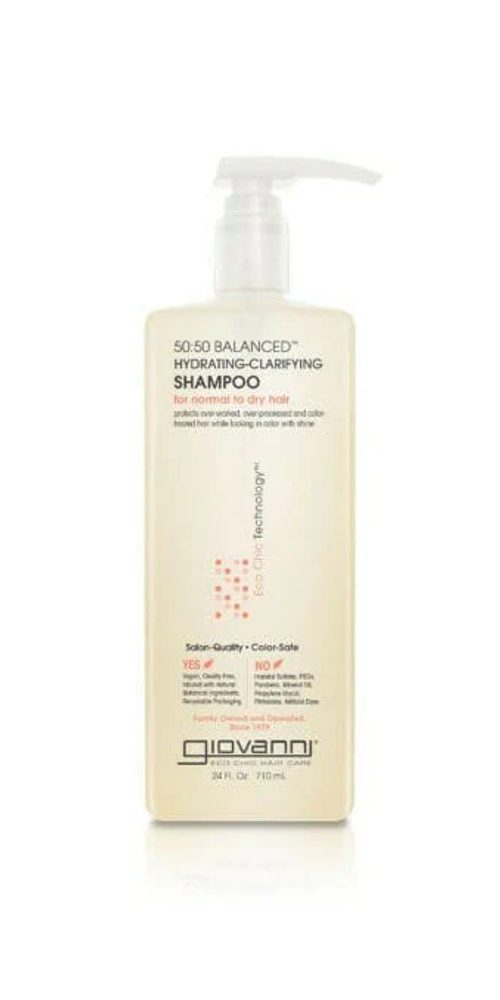 Giovanni Haarshampoo Giovanni 50/50 Balanced Hydrating-Clarifying Shampoo 710ml