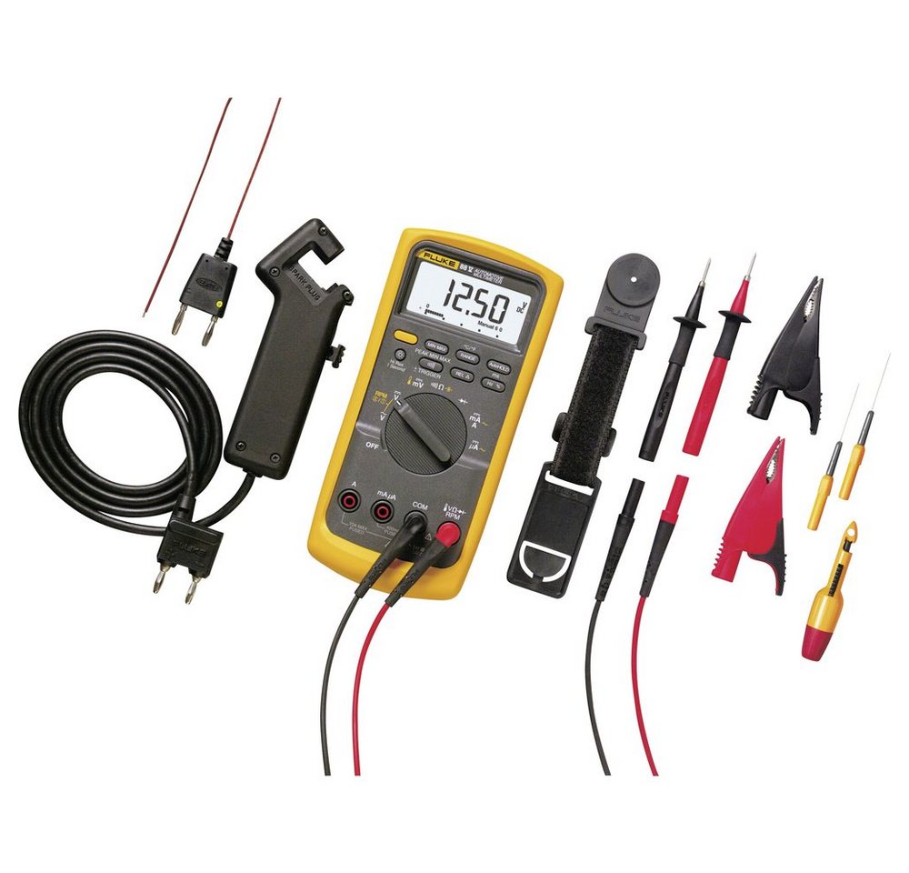 Thumbnail - Fluke Spannungsprüfer Fluke 88V/A Hand-Multimeter digital KFZ-Messfunktion CAT III 1000 V, (88V/A)