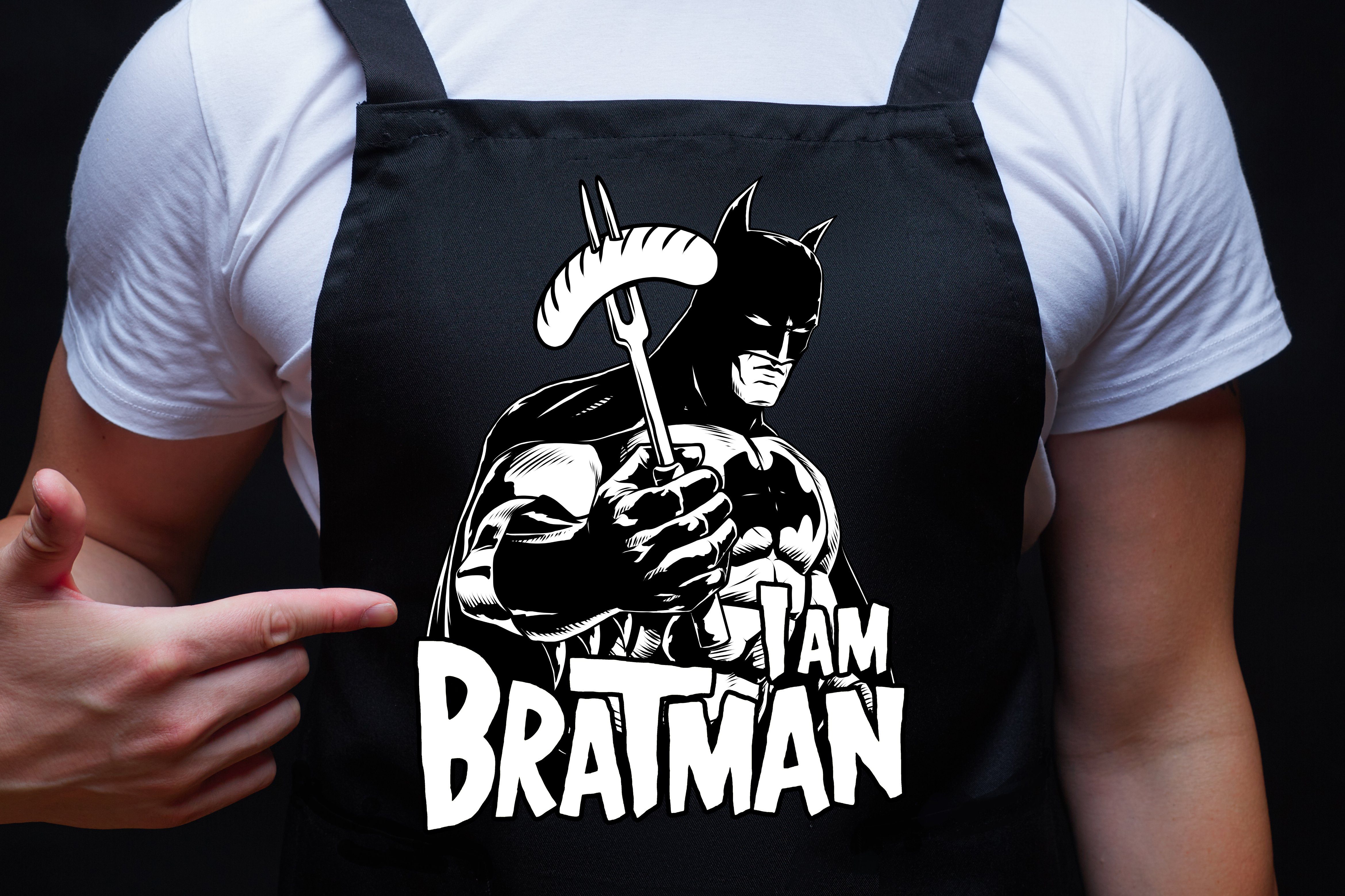 Youth Designz Grillschürze I AM BRATMAN Herren Schürze Männer Grillschürze, günstig online kaufen