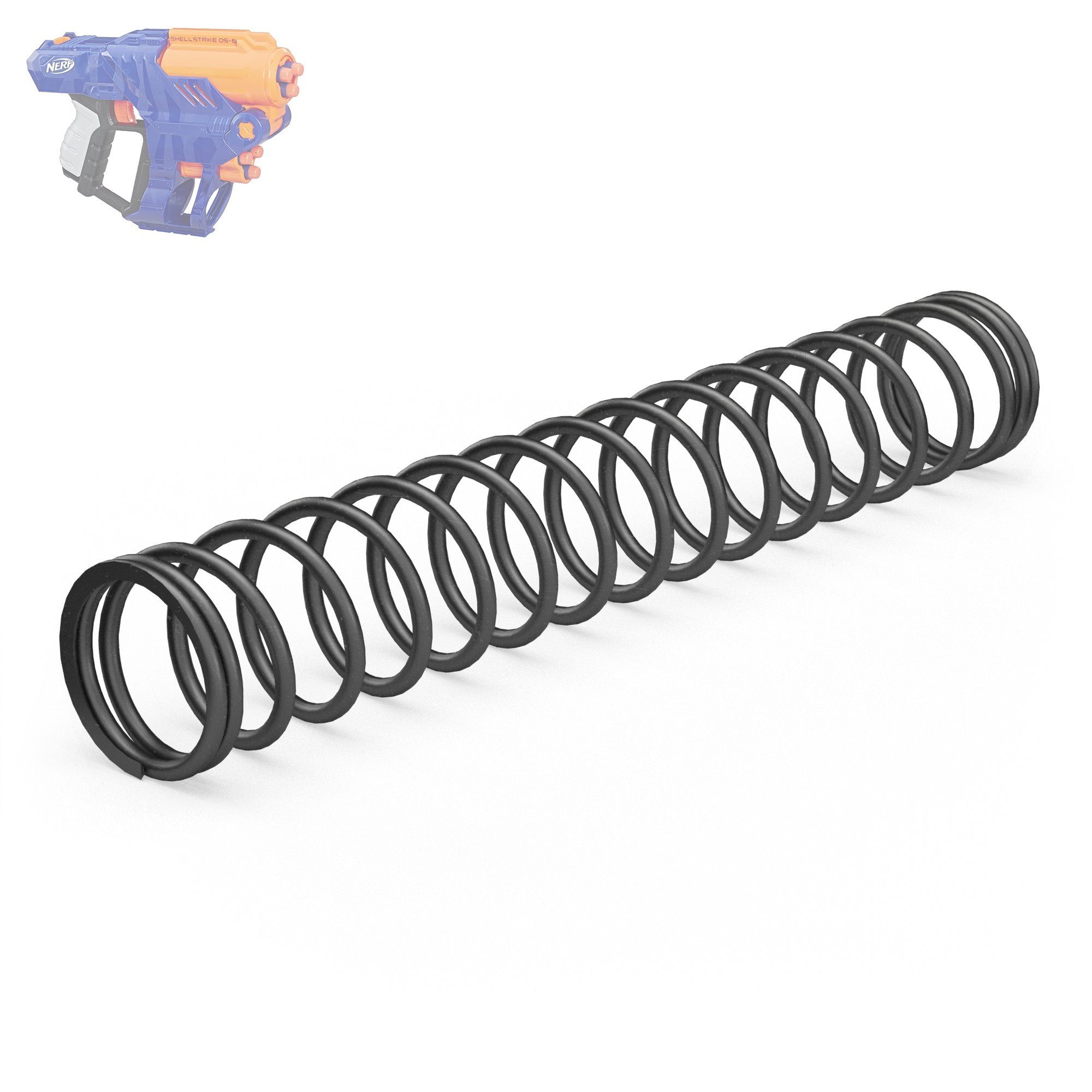 Blasterparts Blaster Tuning-Feder Ultimate-Range passend für NERF - N-S, Ein starkes Power Upgrade für einen coolen handlichen Blaster