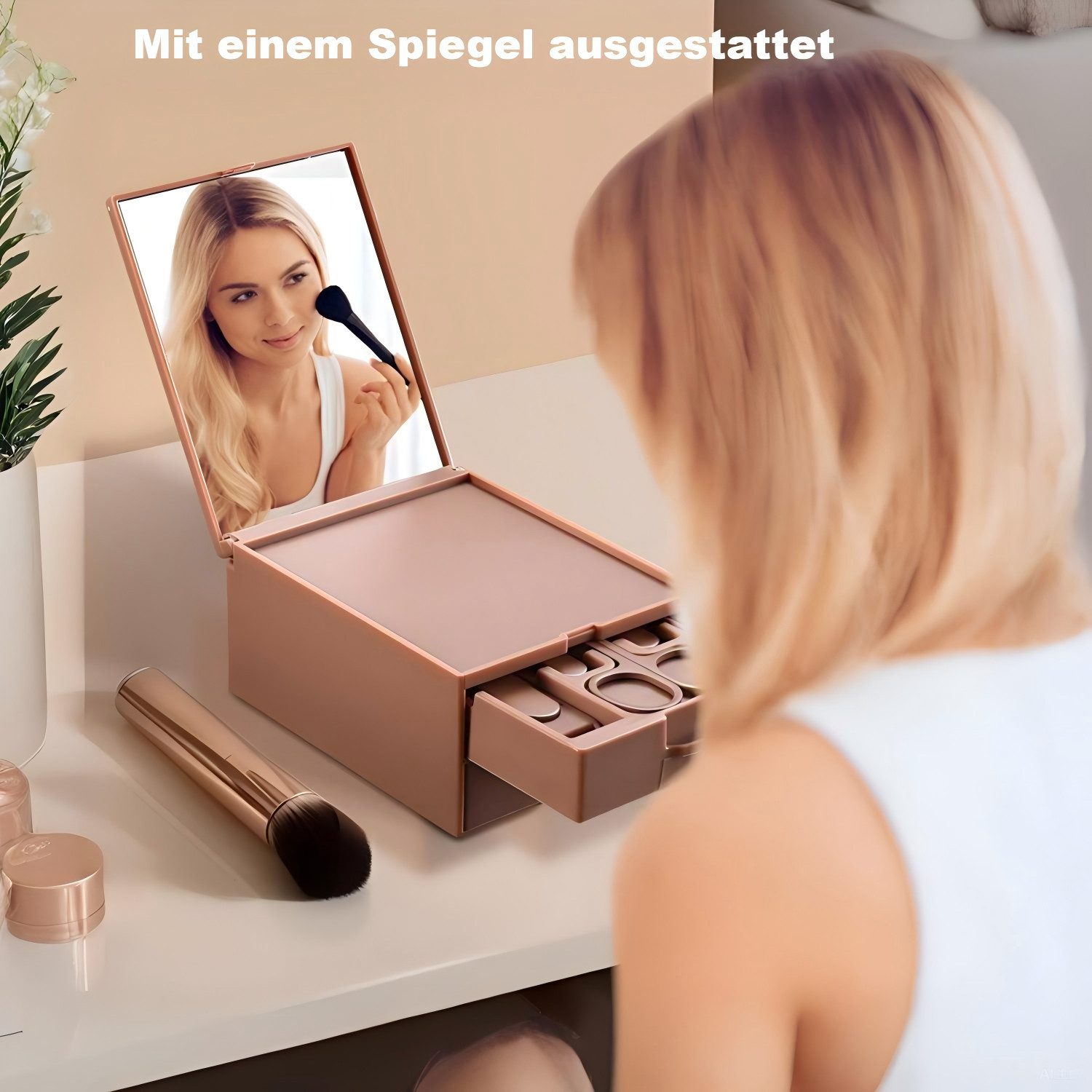 Toomoke Maniküre-Etui Maniküre Set,Maniküre-Etui,mit einem Spiegel,Hand und Pediküre-Set, 13-teiliges,nagelpflege,Maniküre-Pediküre-Sets