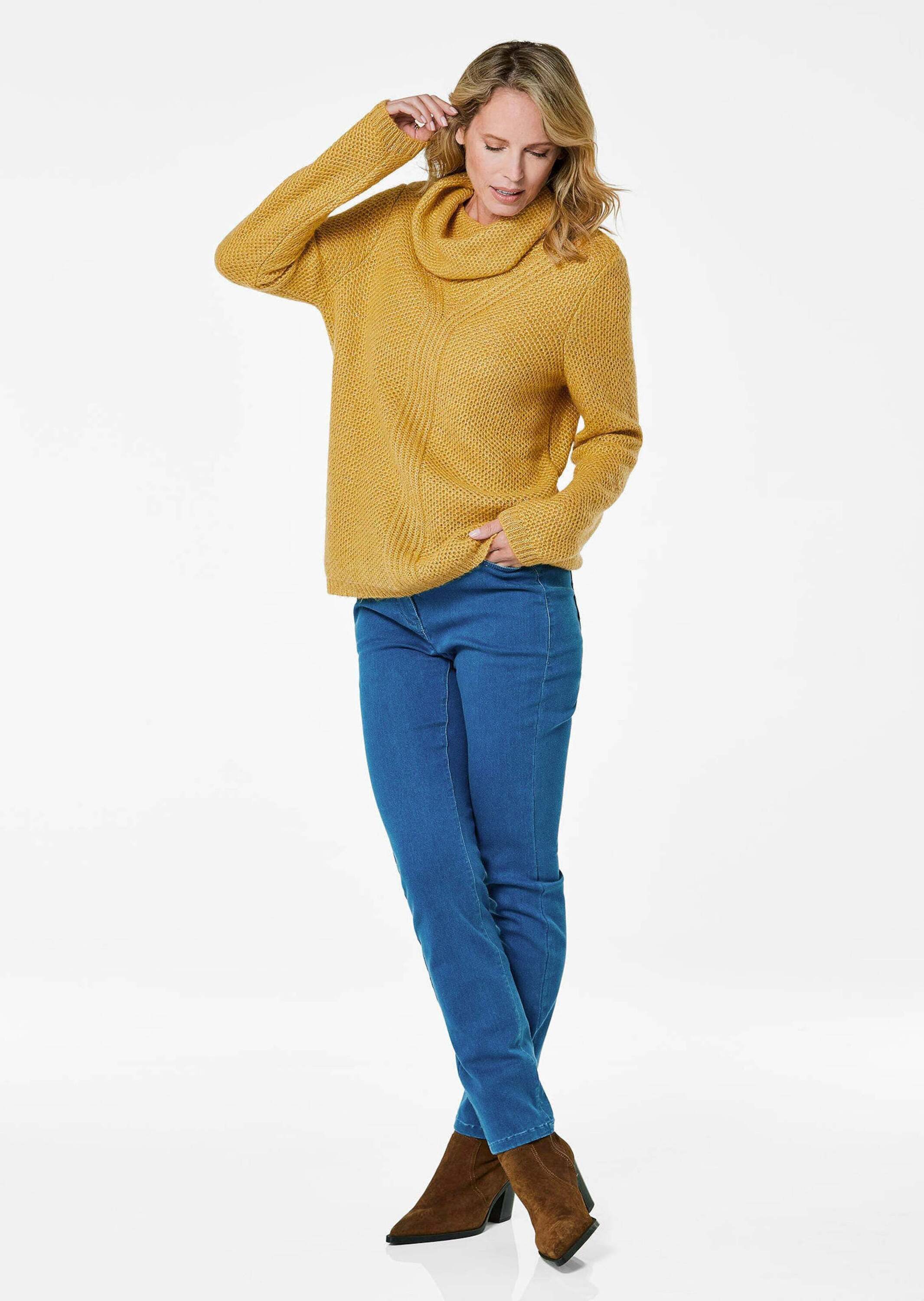 GOLDNER Strickpullover Kurzgröße: