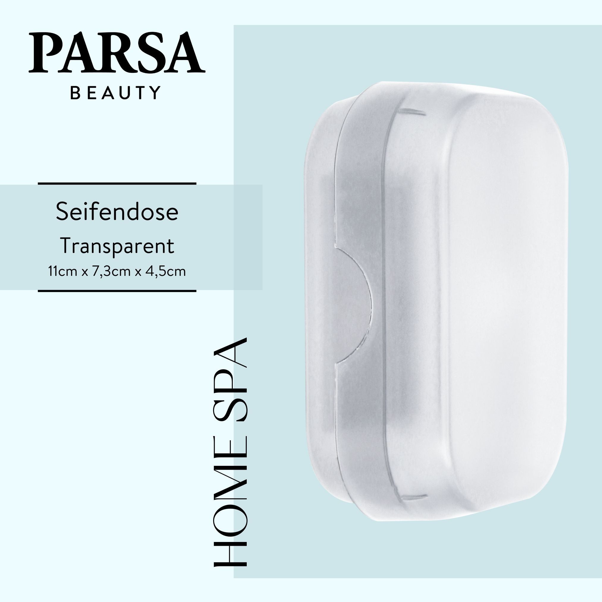PARSA Beauty Seifenschale Essential Seifendose Flair, hygienischer Begleiter für Reise & Alltag – Bild 2 von 5