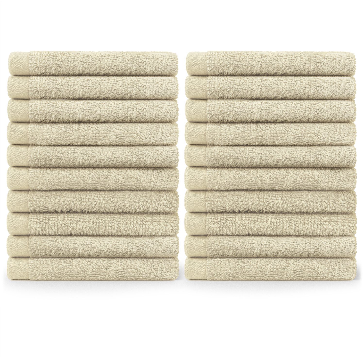 Blumtal Gästehandtücher 30x30cm - weich und saugstark, Frottee (24-St), 12e günstig online kaufen