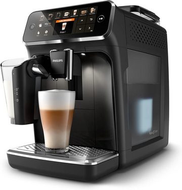 Philips Kaffeevollautomat Series 5400 Kaffeevollautomat LatteGo Milchaufschäumer Display, Kaffeeautomat Cafemaschine Kaffeemaschine mi Mahlwerk Vollautomat Cafe