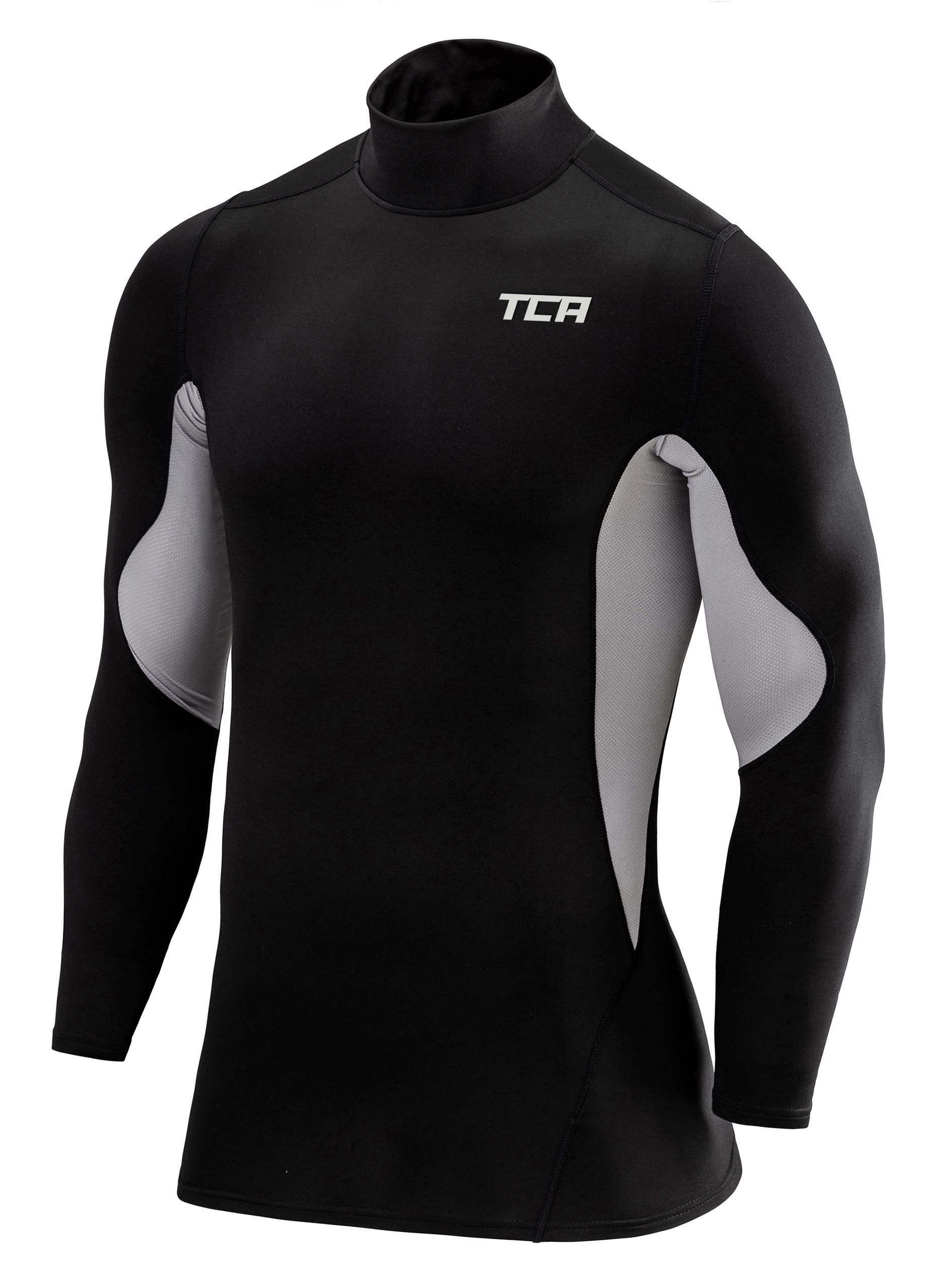 TCA Trainingsshirt TCA Herren SuperThermal Baselayer Langarmshirt - Schwarz günstig online kaufen