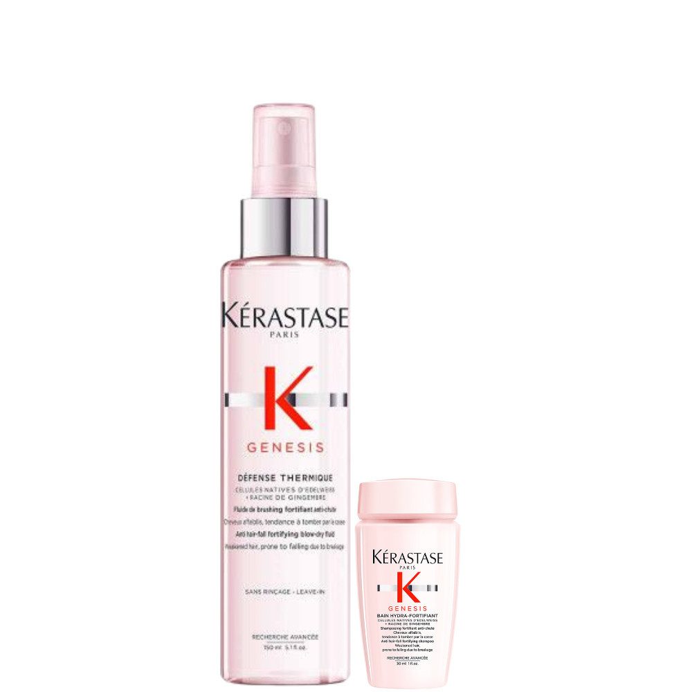 Kérastase Hitzeschutzspray Genesis Defense Thermique 150 ml + Bain Hydra-Fortifiant 30 ml, 2-tlg.