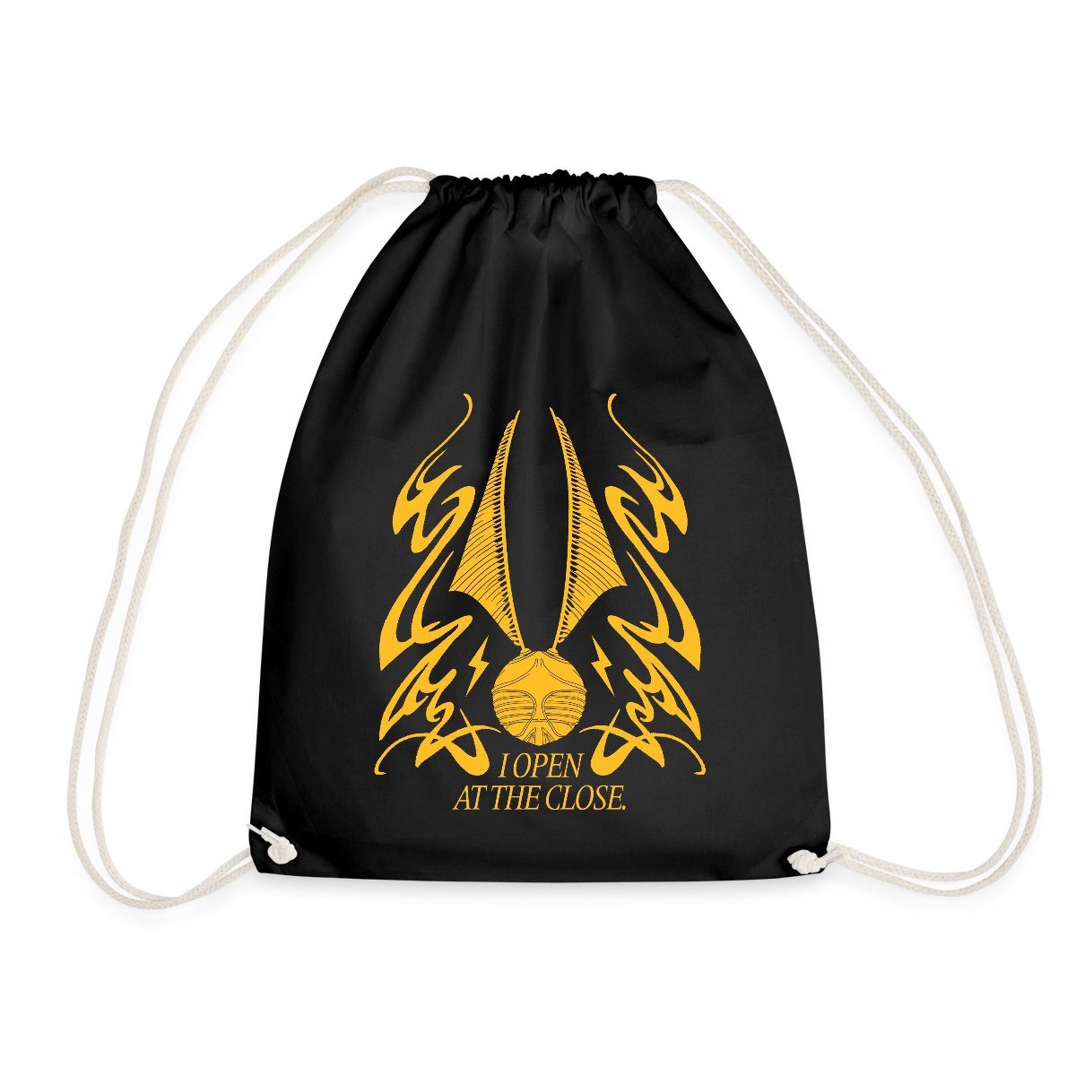 Spreadshirt Turnbeutel Harry Potter Goldener Schnatz I Open At The Close Turnbeutel (1-tlg)