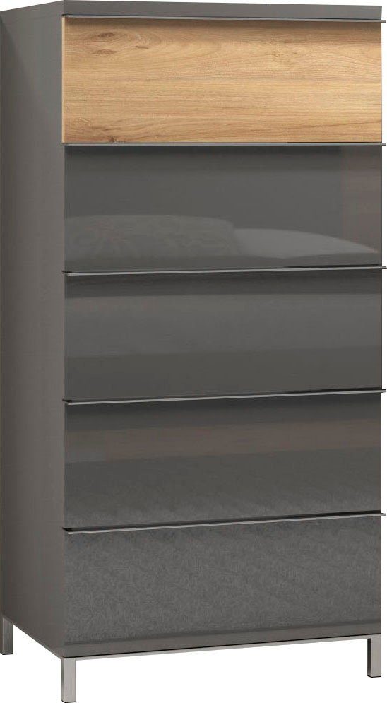 Places of Style Highboard Onyx, hohe günstig online kaufen
