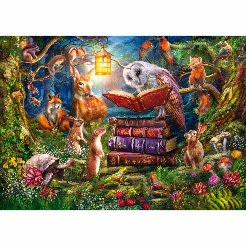 Schmidt Spiele Puzzle Waldgeschichten zur Nacht Standard 1000 Teile, 1000 Puzzleteile