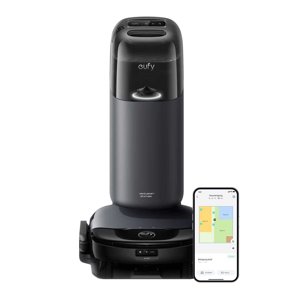 Saugroboter S1 Saug-Wischroboter mit All-in-one Station