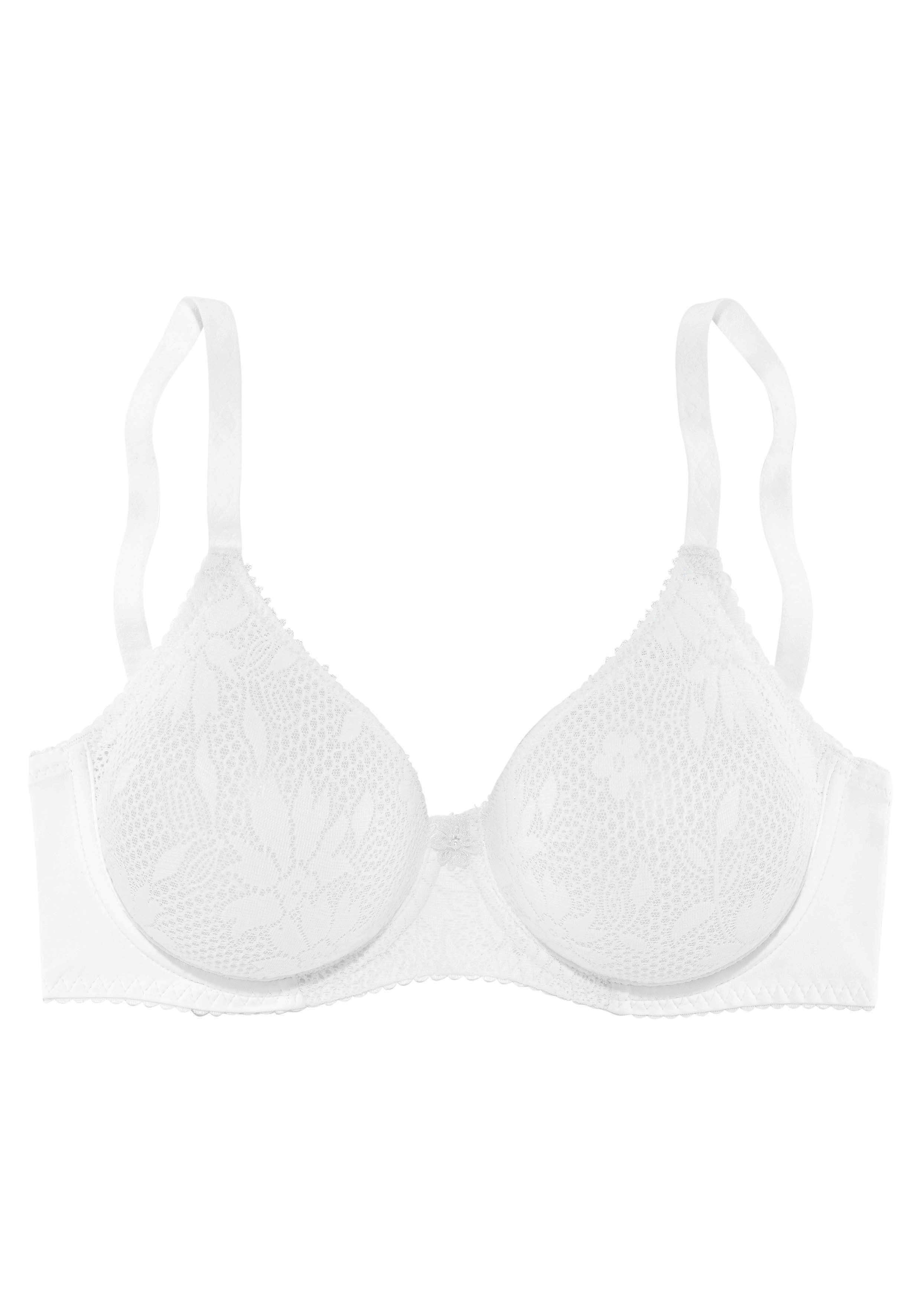 Nuance by Lascana T-Shirt-BH, BH mit Bügel, Bügel-BH, Spitzen-BH Dessous, große Größen – Bild 2 von 5