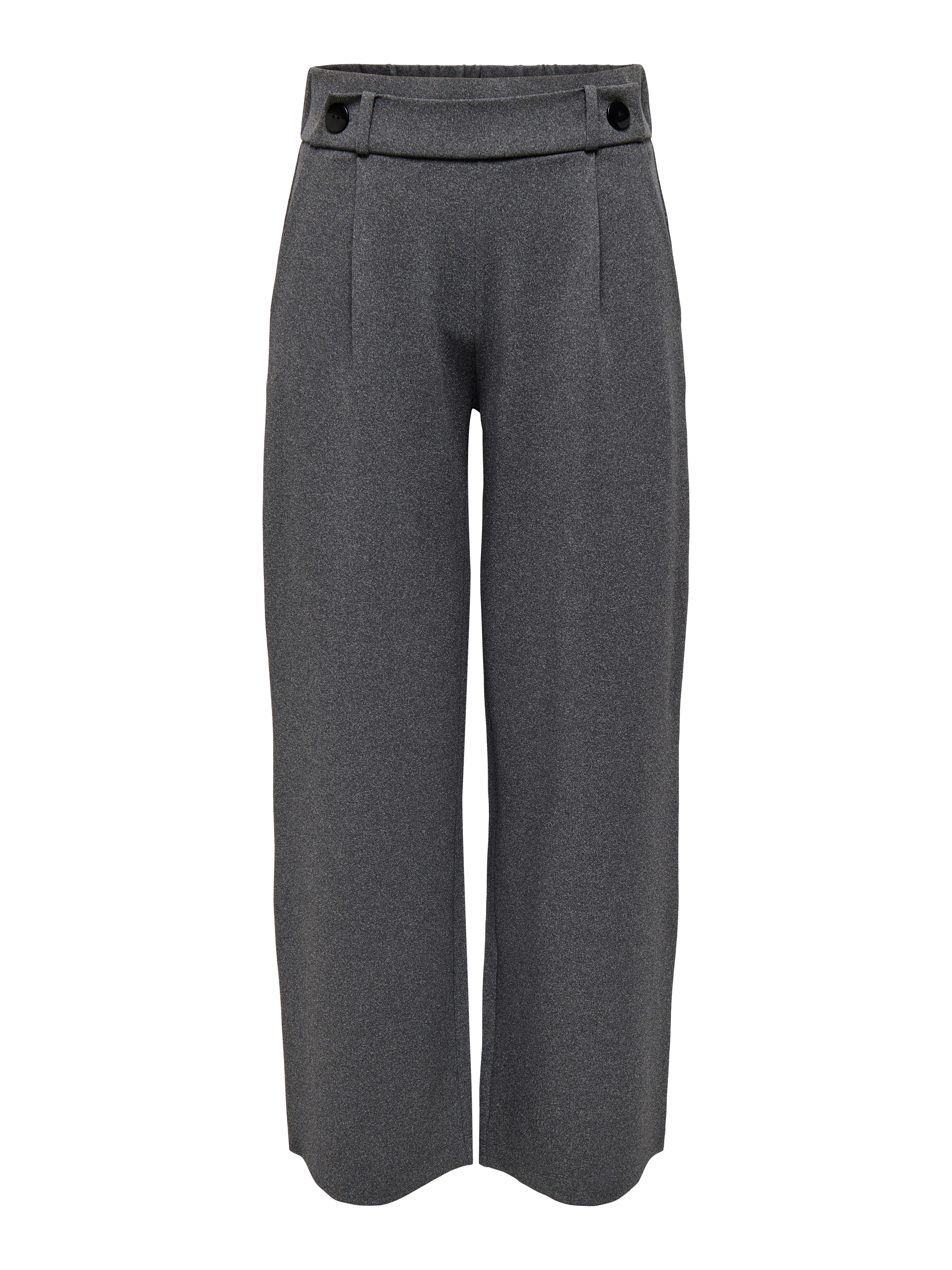 Medium Grey Melange Detail:BLACK BUTTONS