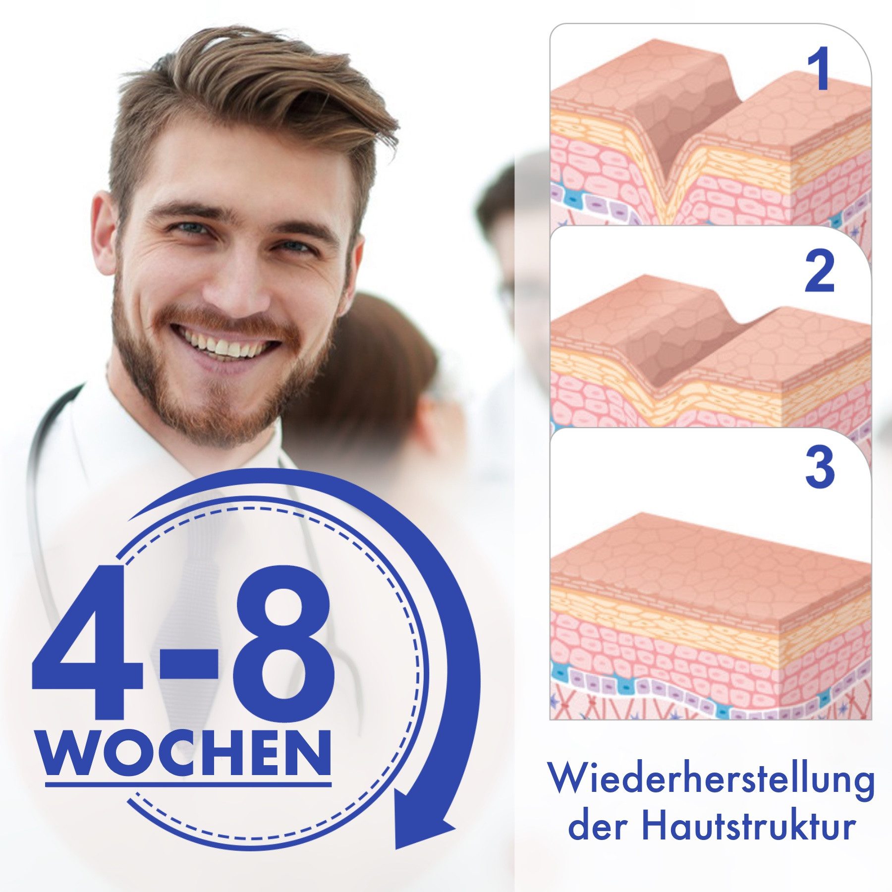 P-Beauty Cosmetic Accessories Wundpflaster Narbenpflaster Narben Reduktion Silicone Scar Sheets Transparent (1 St), Aknenarben, Dehnungsstreifen, Geschädigte Haut