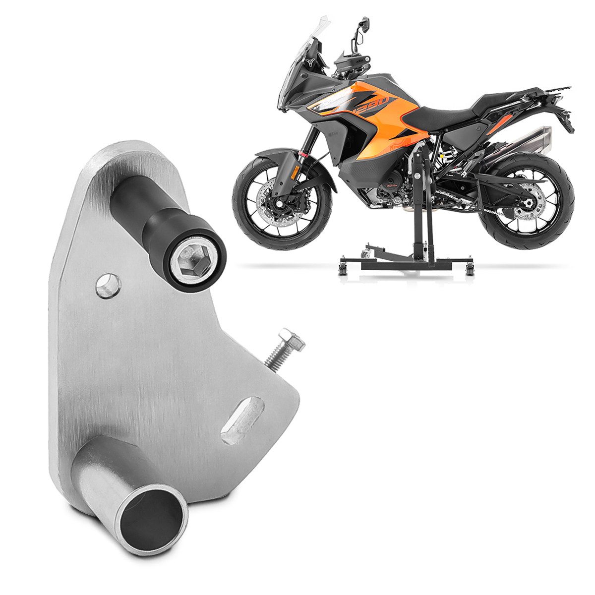 ConStands Motorradheber Adapterplatte für # Power Classic / Evo für KTM Super Adventure 1290 S