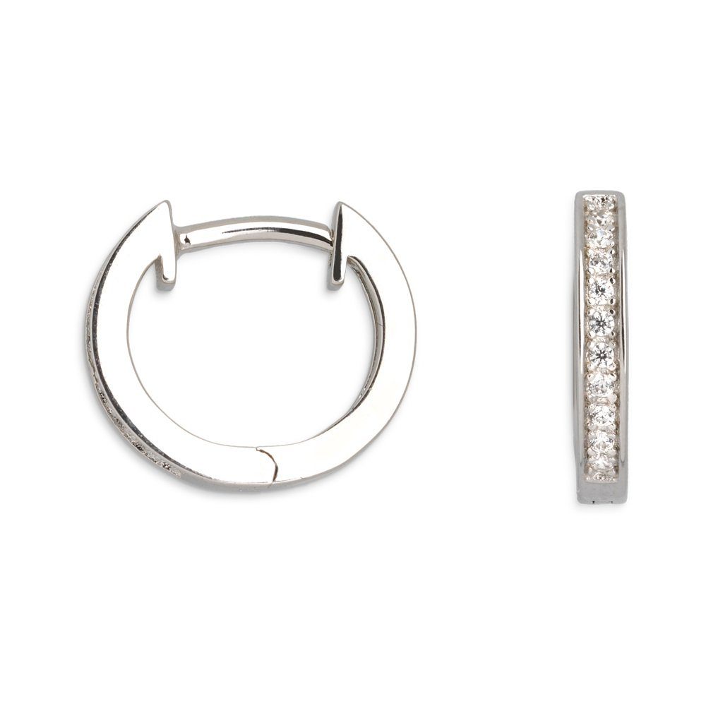 XENOX Paar Серьги-гвоздики XS8656 Серьги Серьги-кольца Modern Classics Zirkonia Silber Ø 12 mm