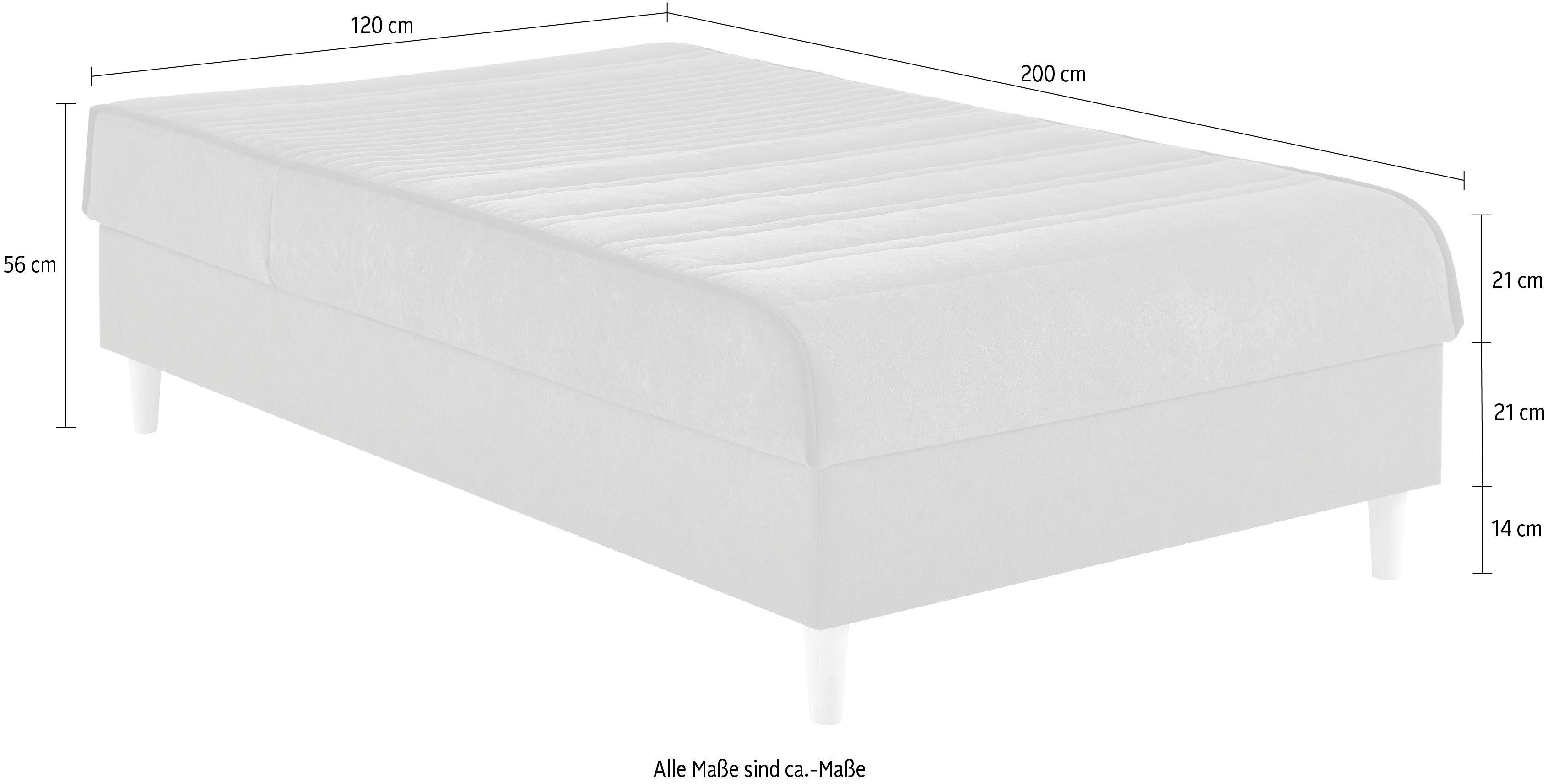 ATLANTIC home collection Boxbett Sababa, mit Bettkasten