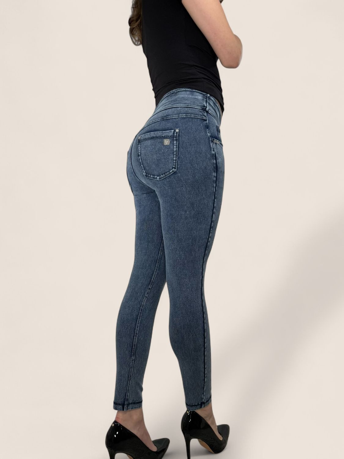 Freddy Jeggings Freddy N.O.W. Superskinny Jersey-Denim Regular Waist 7/8 Lä günstig online kaufen