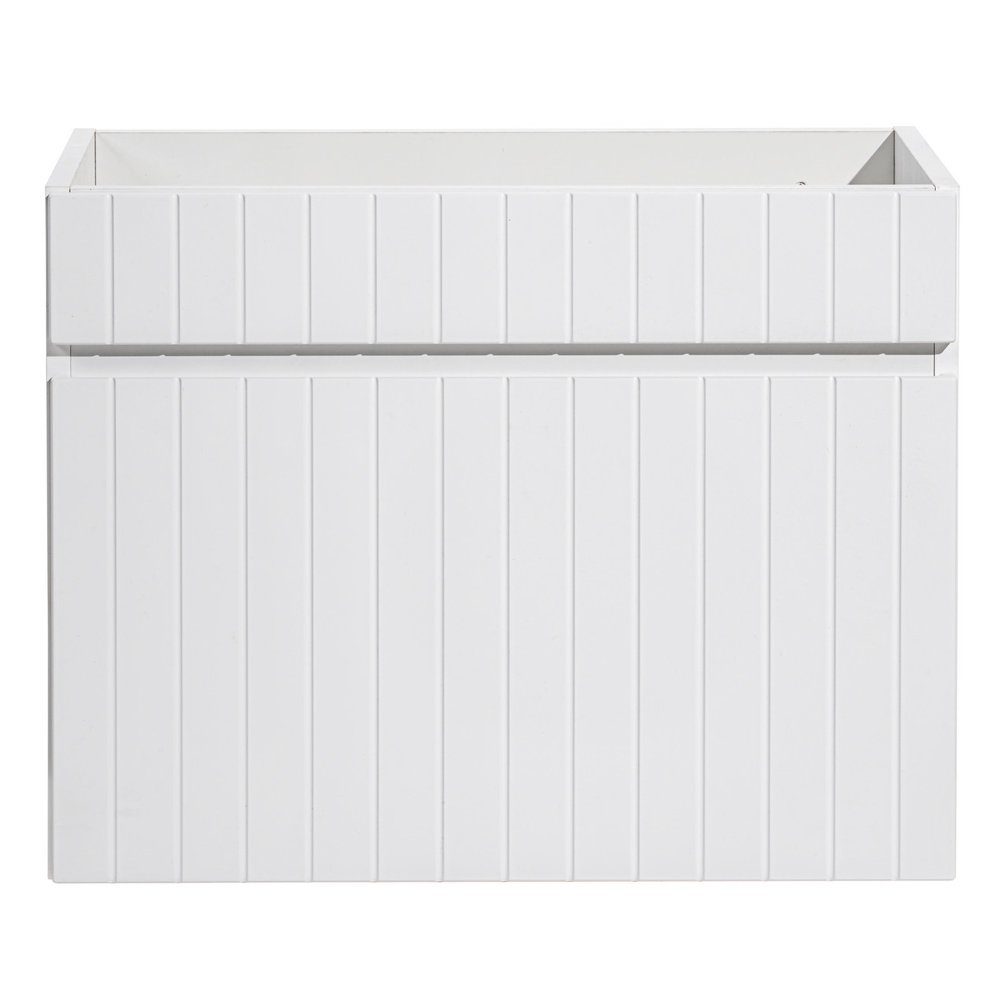 Lomadox Badmöbel-Set IRAKLIO-56, (Spar-Set, 3-St), weiß matt LED-Spiegel und Hochschrank 115/200/46 cm