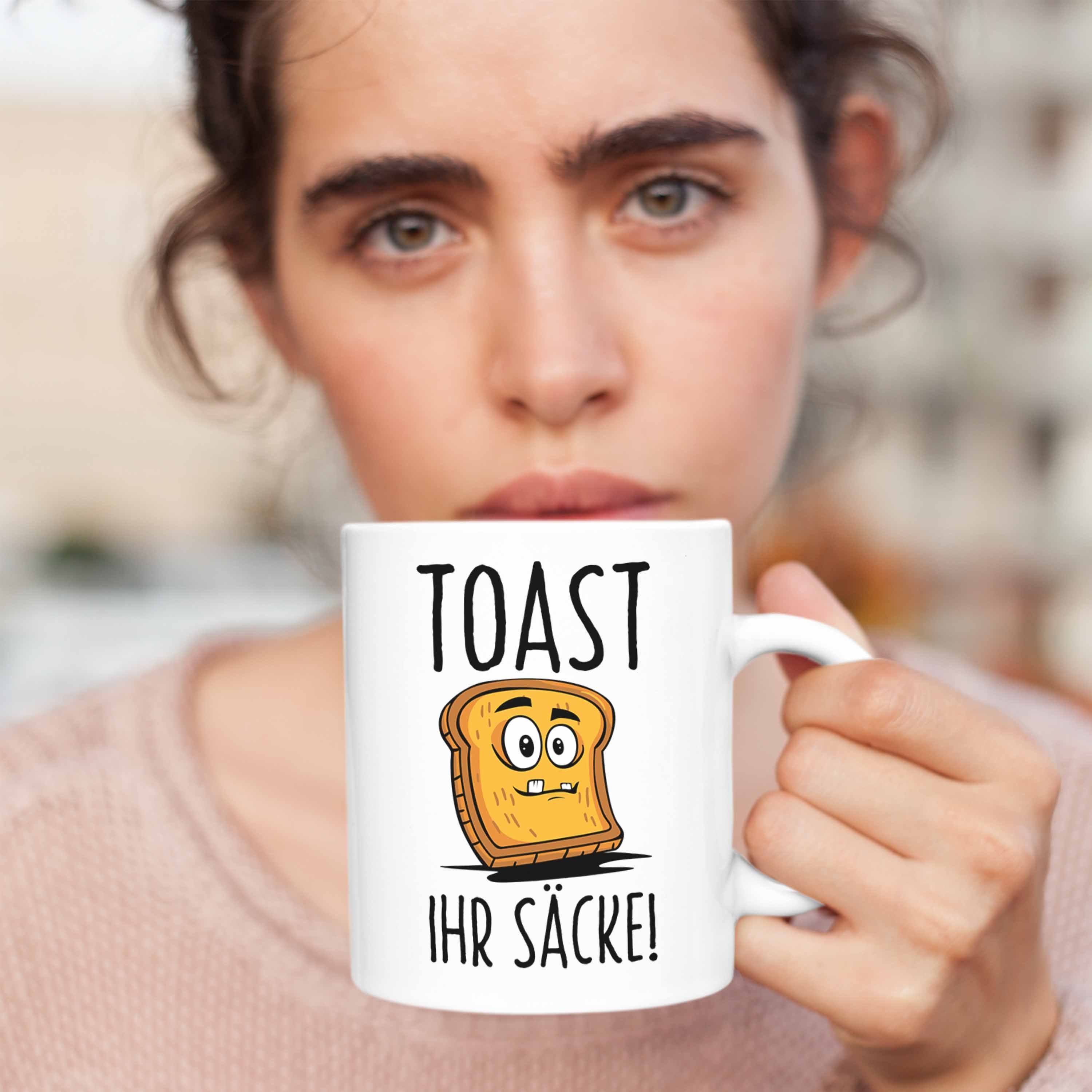 Weiss Toast Ihr Geschenkidee Tasse Tasse - Sense Säcke Non Lustige Trendation Trendation Brot