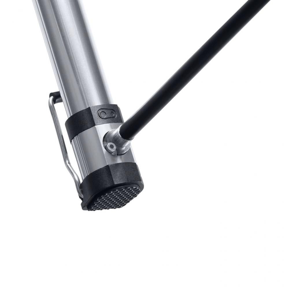 crankbrothers Fahrradpumpe Crankbrothers Mini Standpumpe Klic HV silber