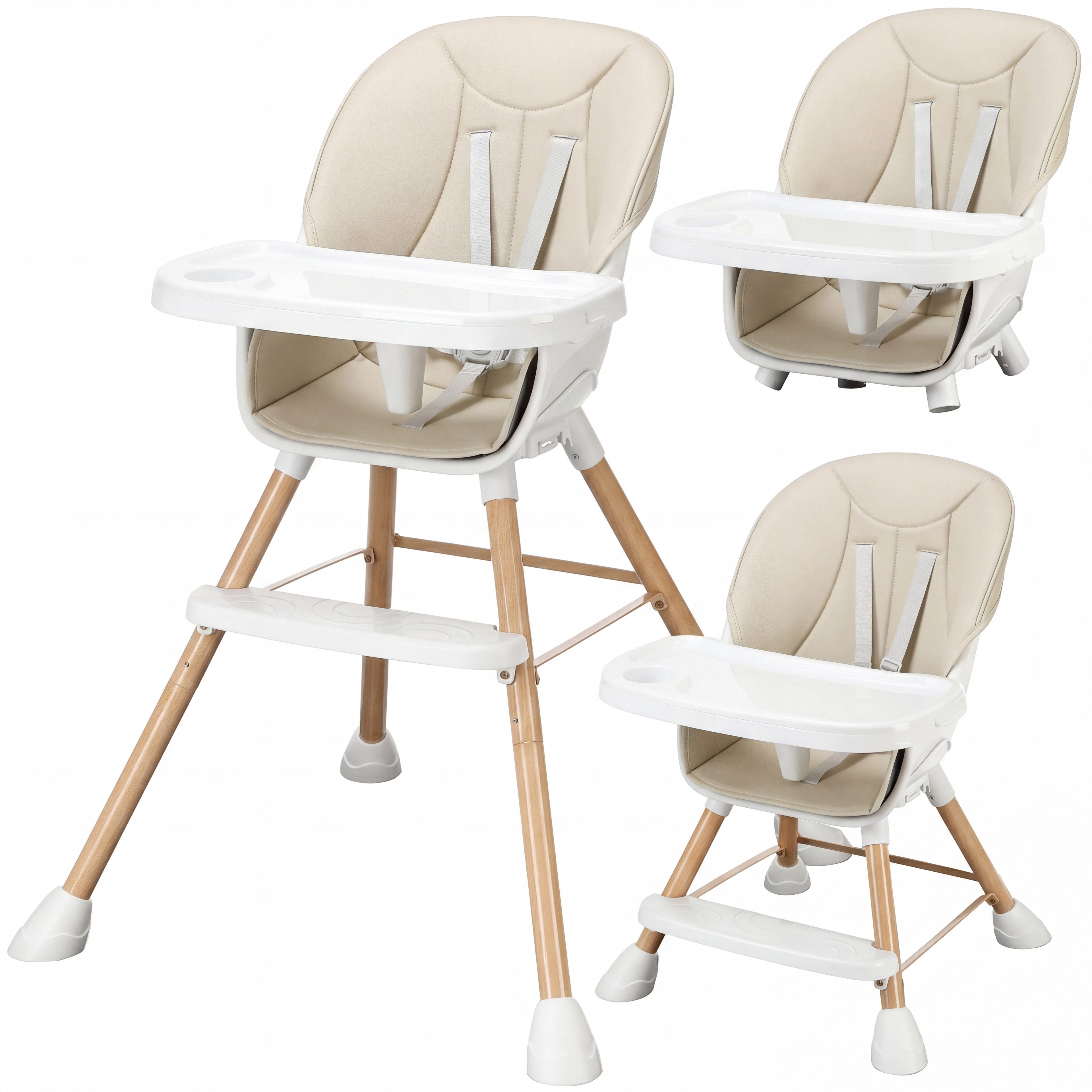 Kinderstuhl 3-in-1 Kinderstuhl, Kombistuhl, Babystuhl, Barhocker