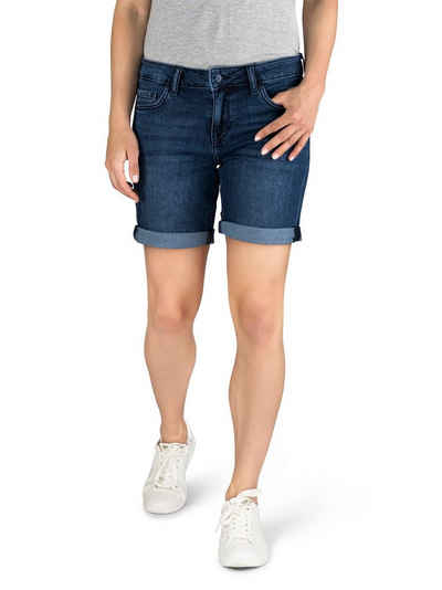 MUSTANG Jeansshorts Damen Shorts Bermuda Regular Fit Basic Hotpants mit Stretch