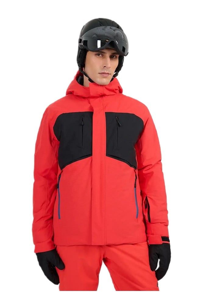 4F Winterjacke Winter-Skijacke Technical M0791 (wasserdicht, warm) rot Herren